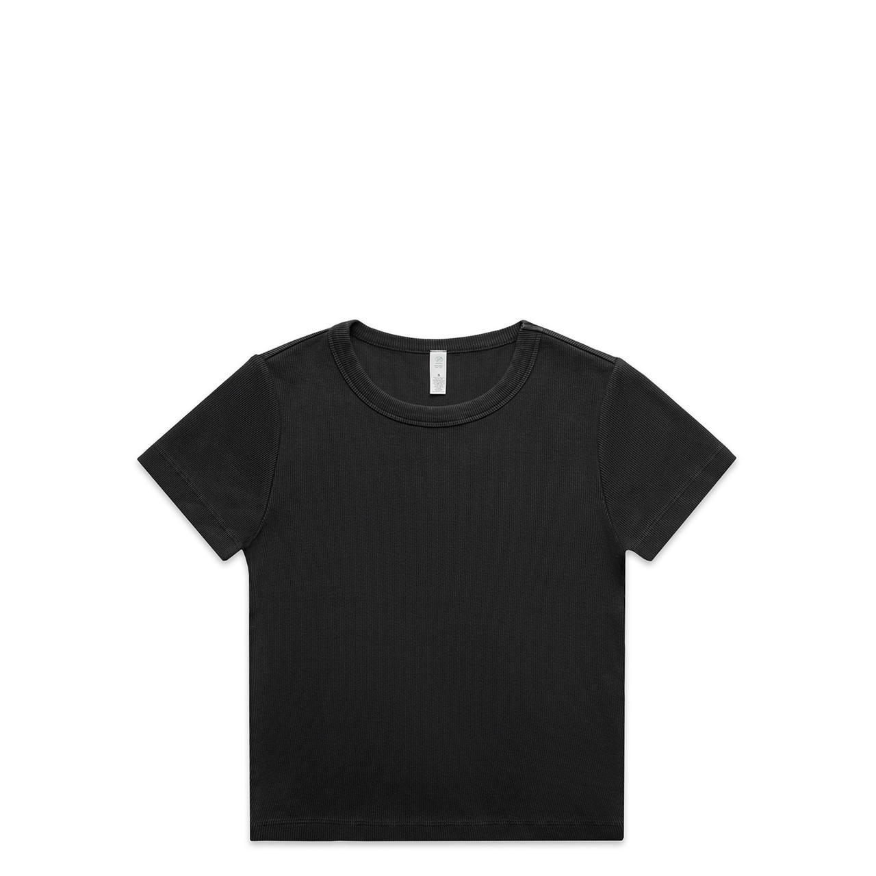 Wo's Faded Organic Rib Tee