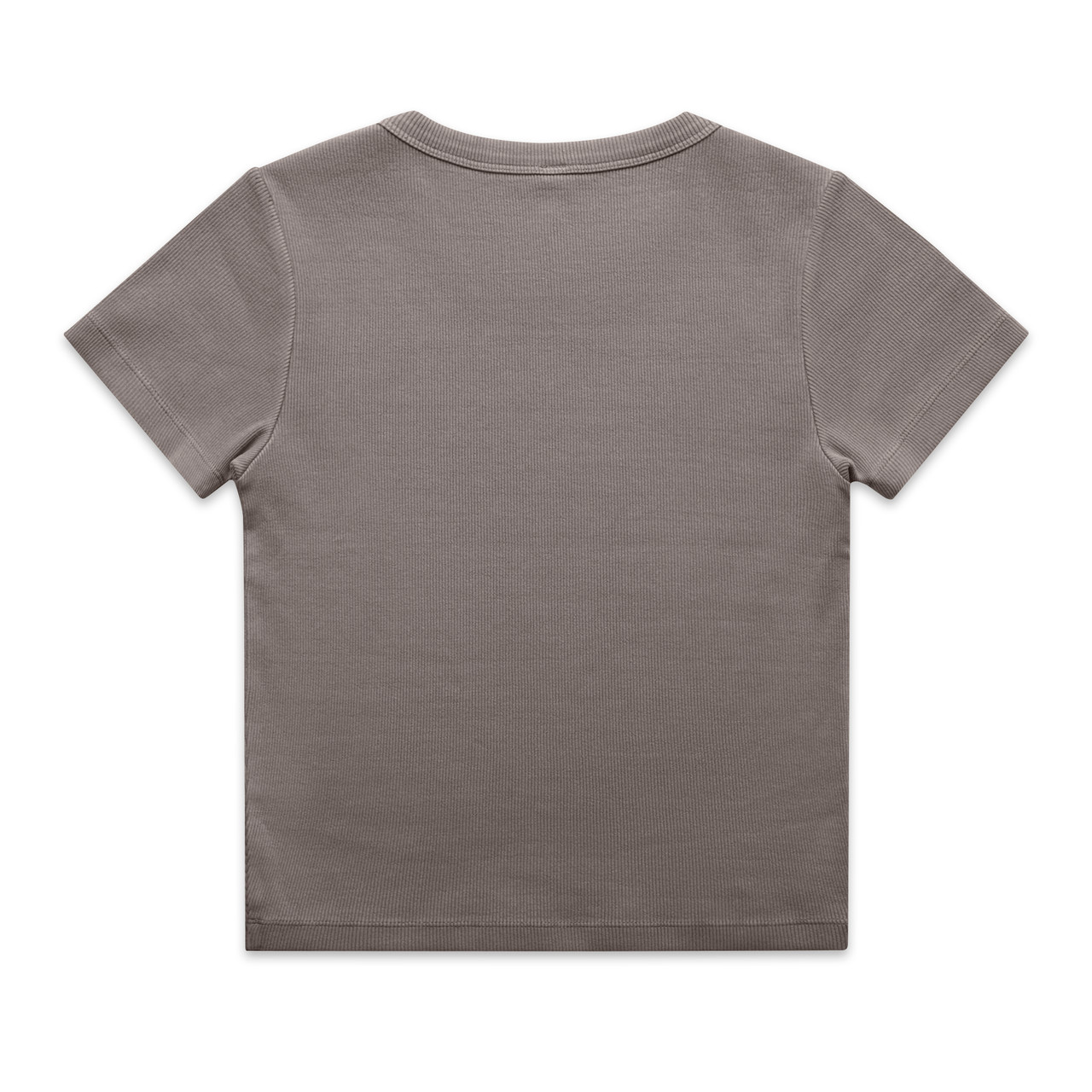 Wo's Faded Organic Rib Tee - Image 7