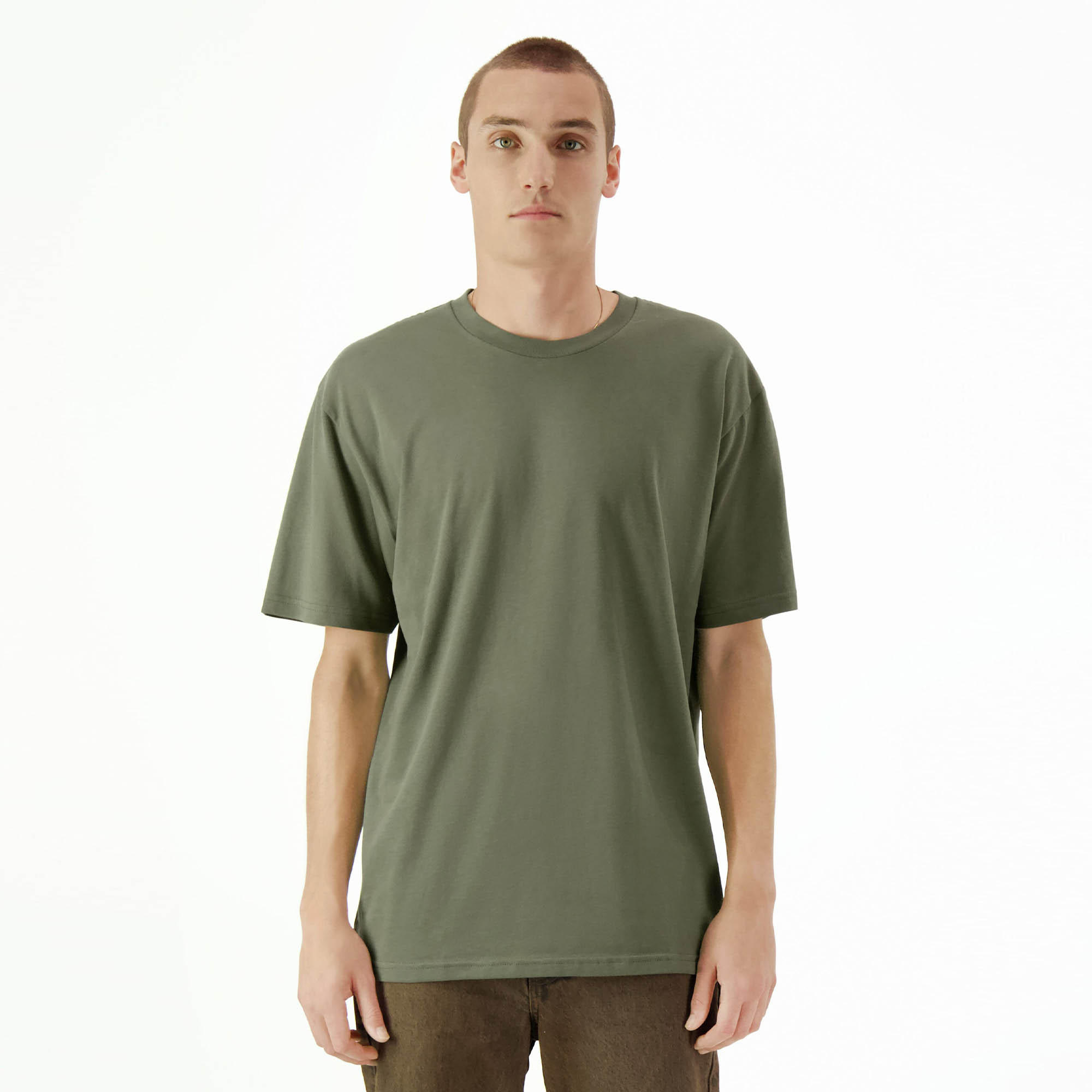 5389 American Apparel Sueded Unisex Short Sleeve T-shirt - Image 8