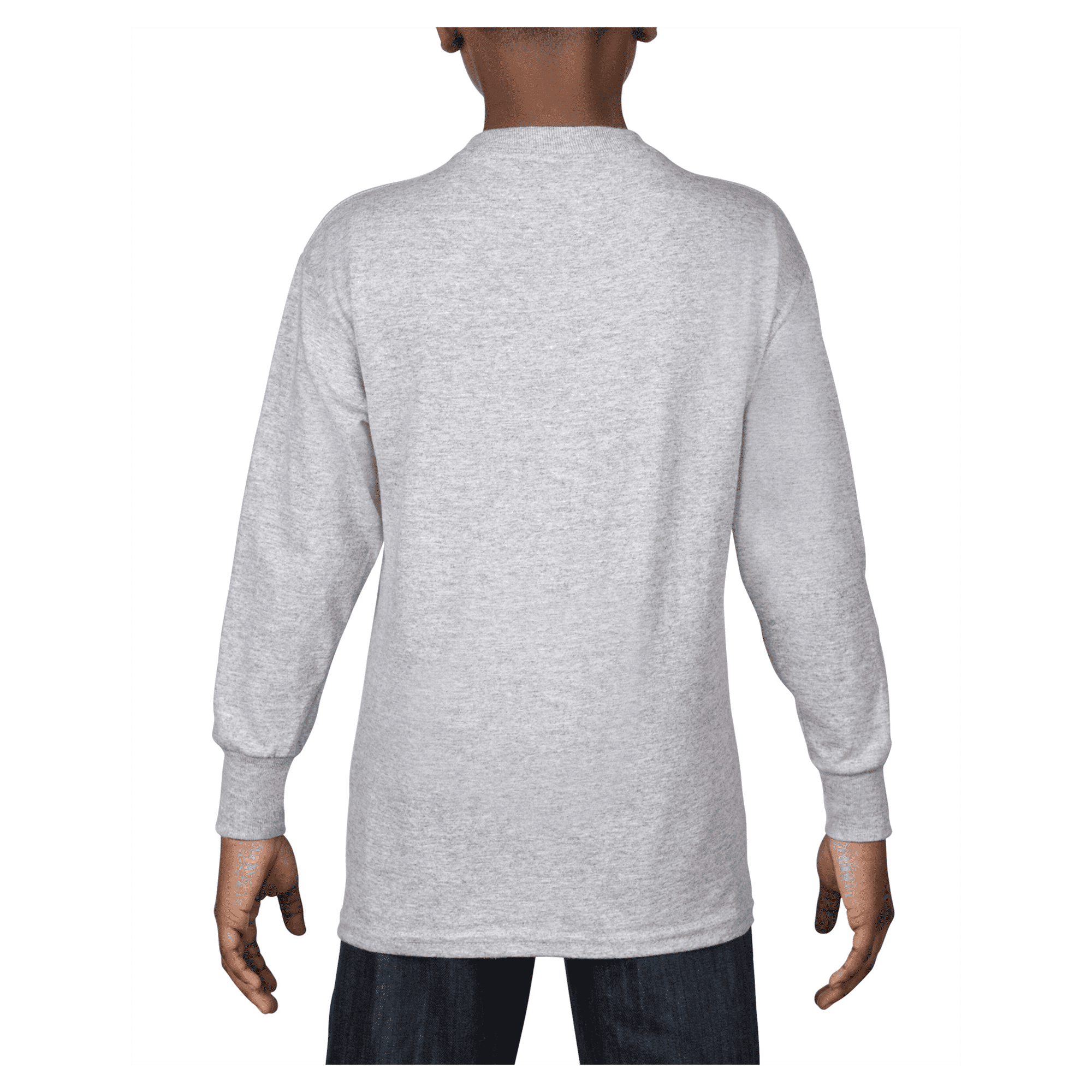 5400B Gildan Heavy Cotton Youth Long Sleeve T-shirt - Image 12