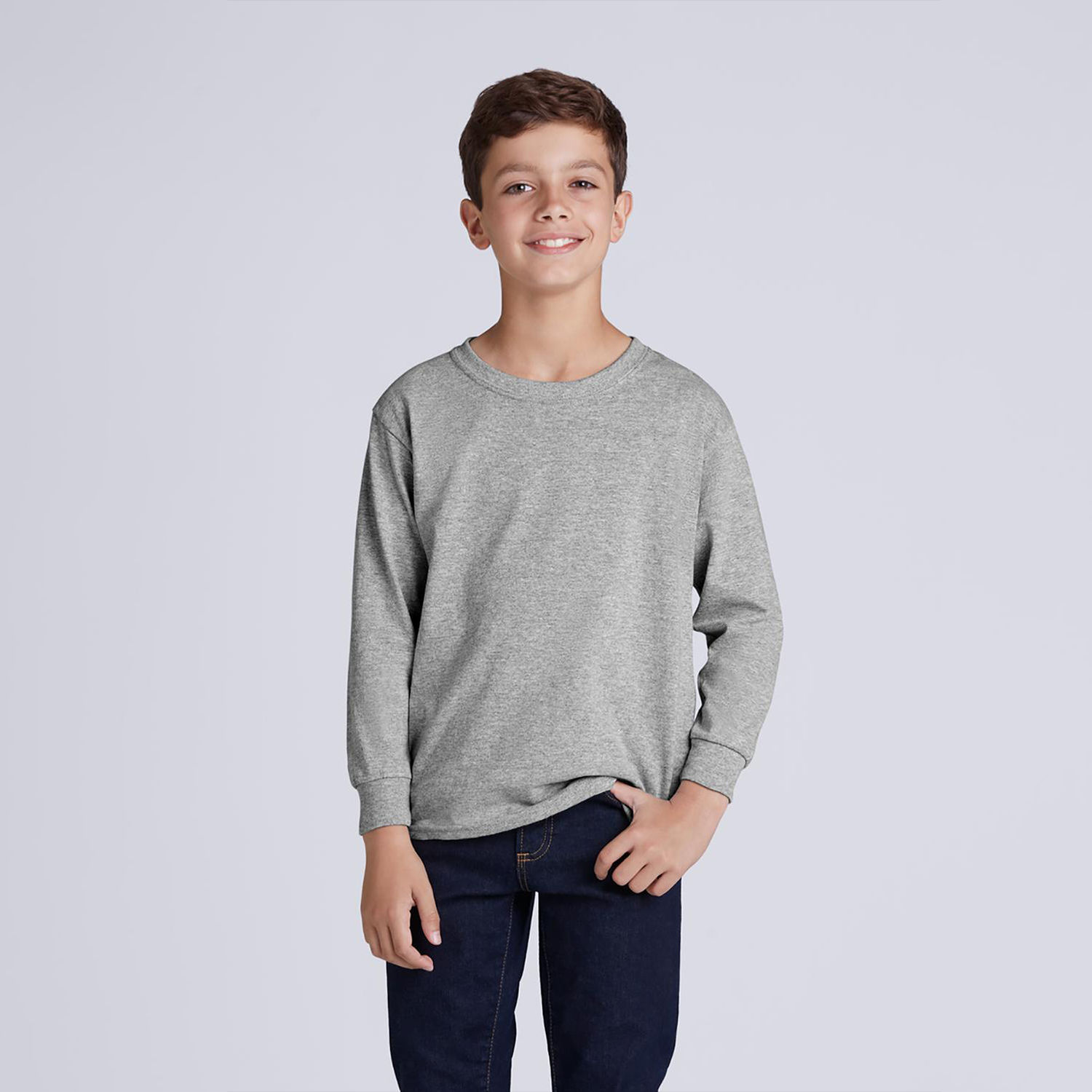 5400B Gildan Heavy Cotton Youth Long Sleeve T-shirt