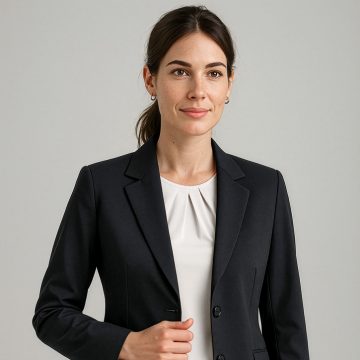 Womens Comfort Wool Stretch Longline Jacket
