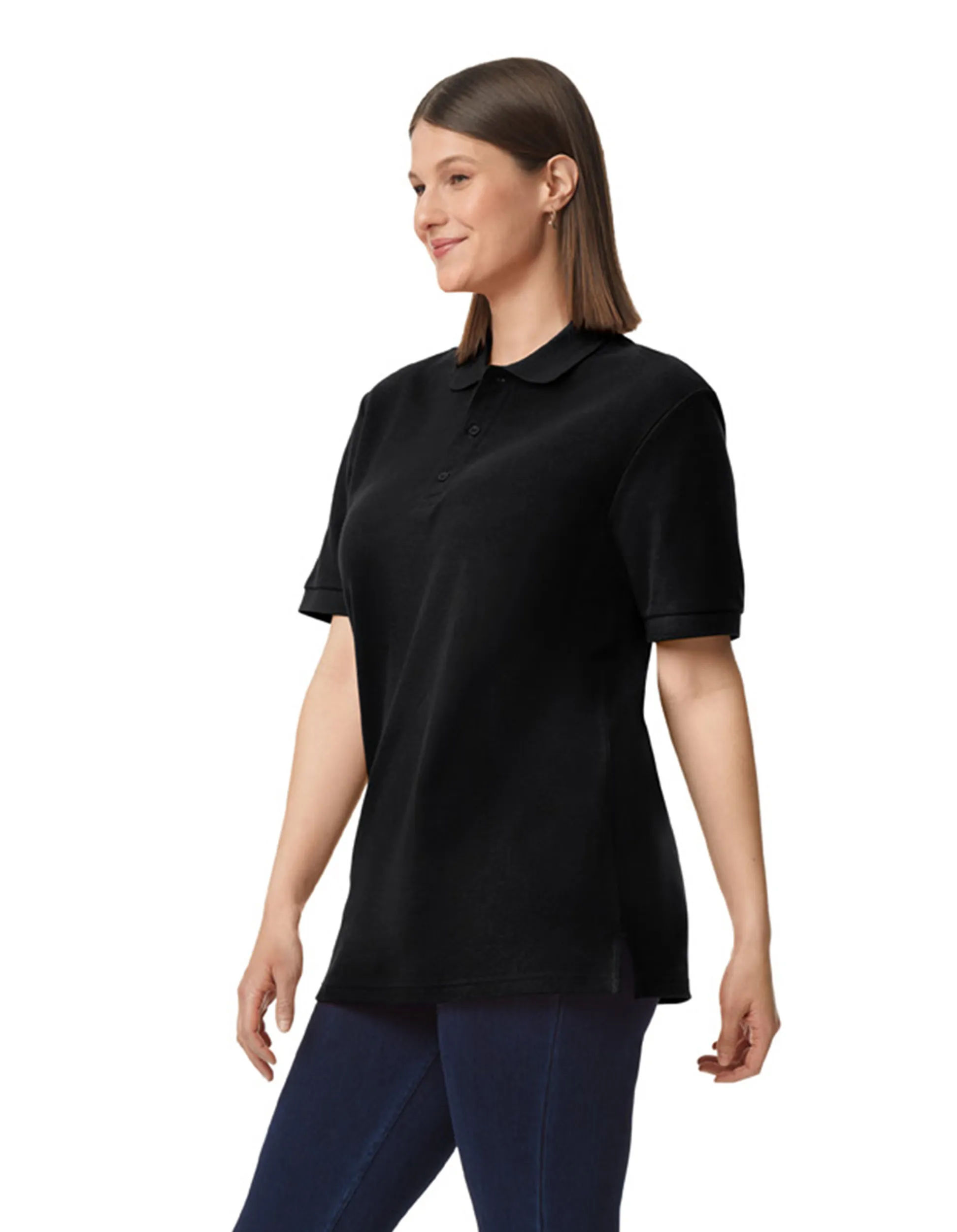 64800L Gildan Softstyle Ladies' Double Pique Polo - Image 6