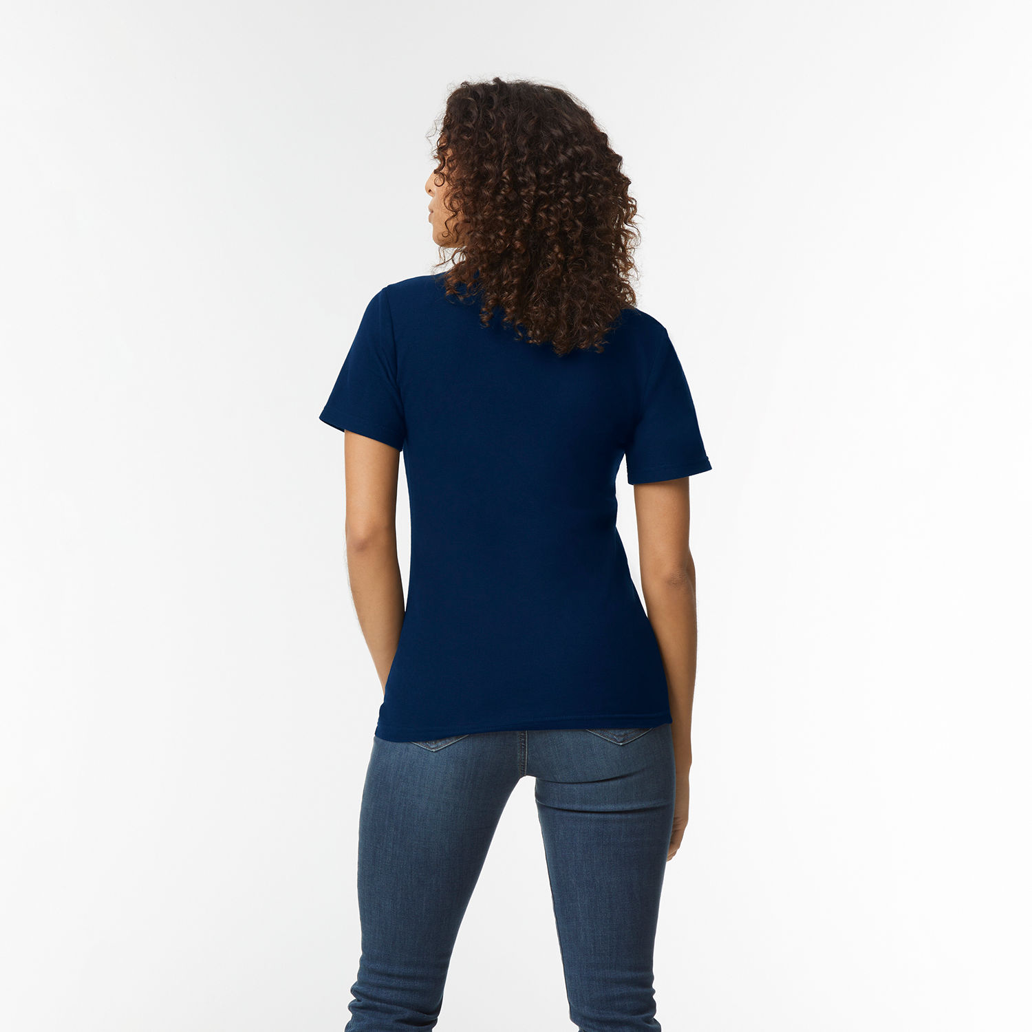 64800L Gildan Softstyle Ladies' Double Pique Polo - Image 3