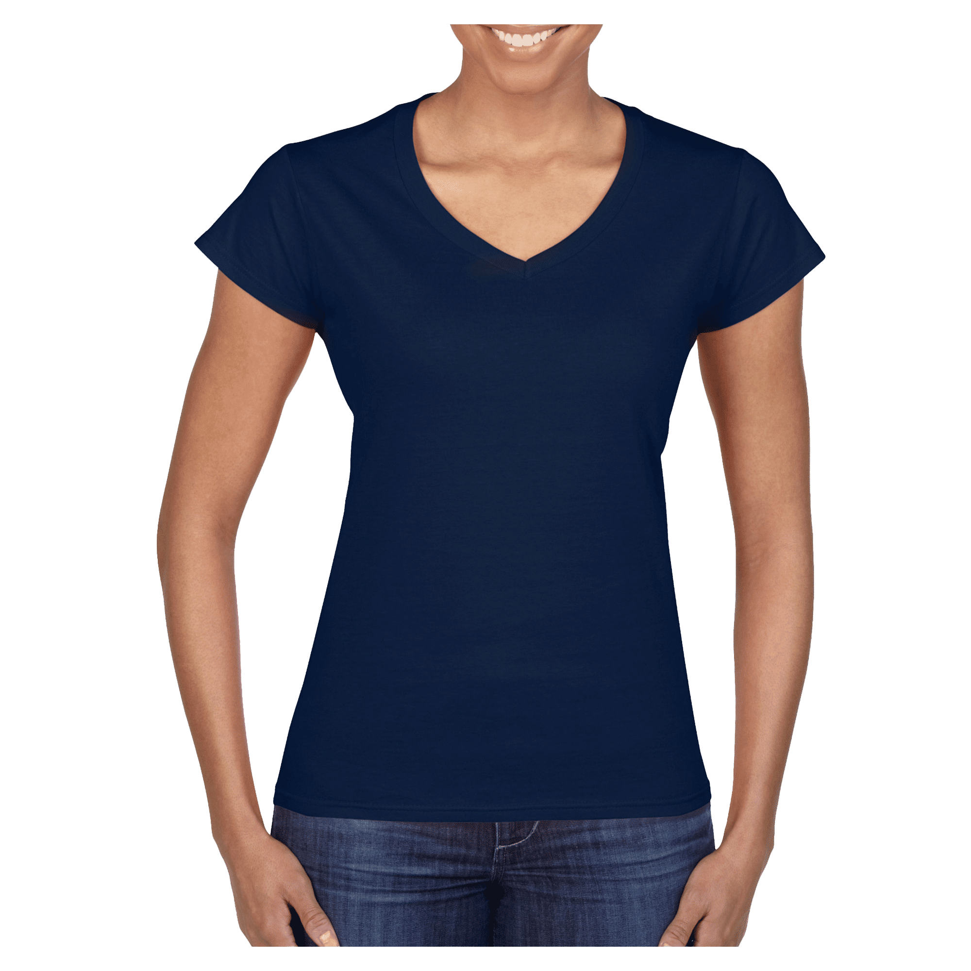 64V00L Gildan Softstyle Ladies' V-Neck T-Shirt - Image 8