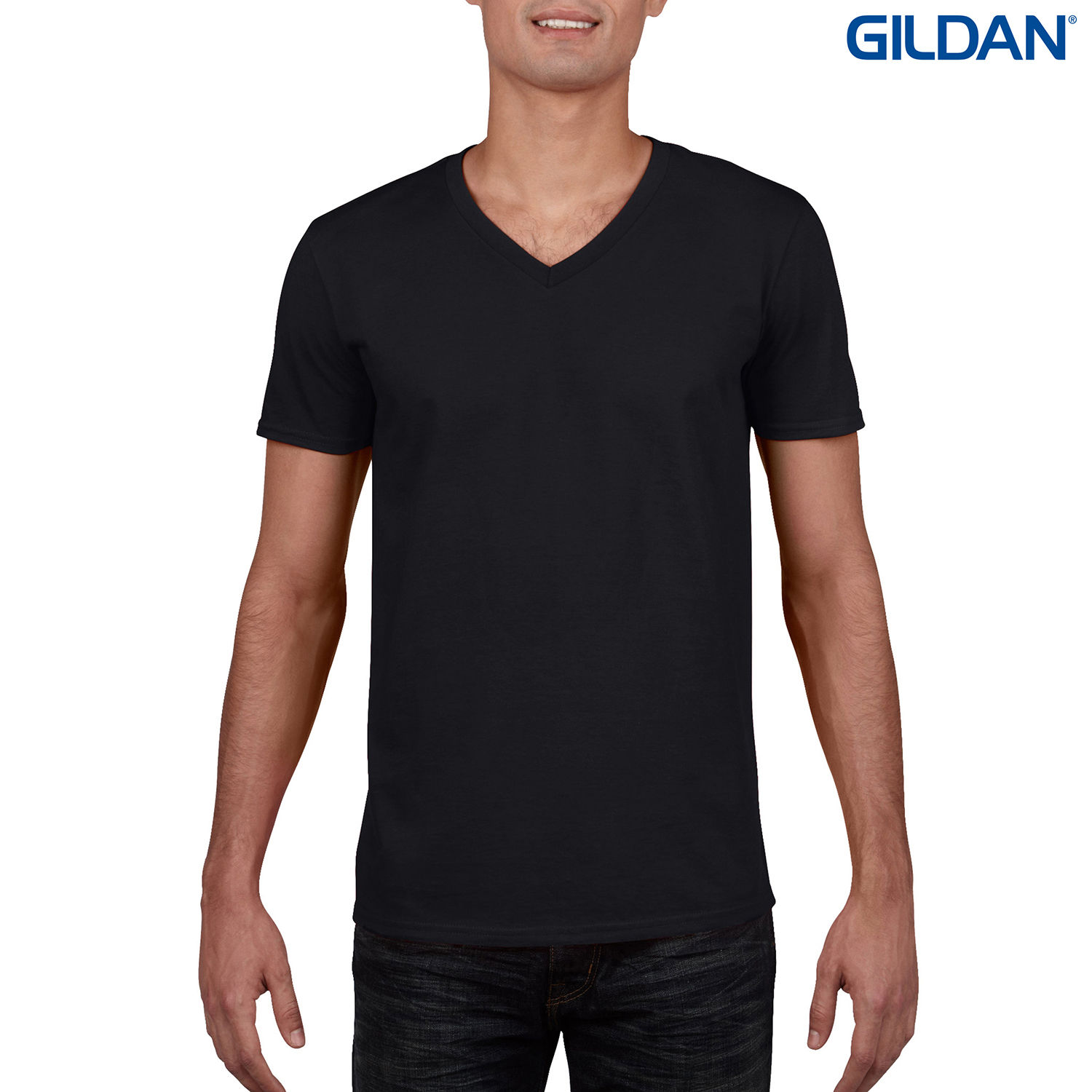 64V00 Gildan Softstyle Adult V-Neck T-Shirt - Image 4