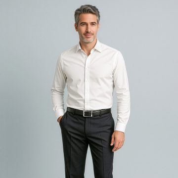 Mens Cool Stretch Adjustable Waist Pant (Stout)