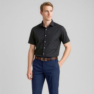 Mens Comfort Wool Stretch Slimline Pant