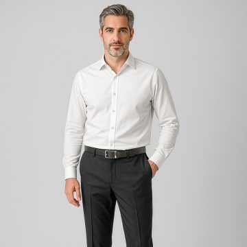 Mens Comfort Wool Stretch Adjustable Waist Pant
