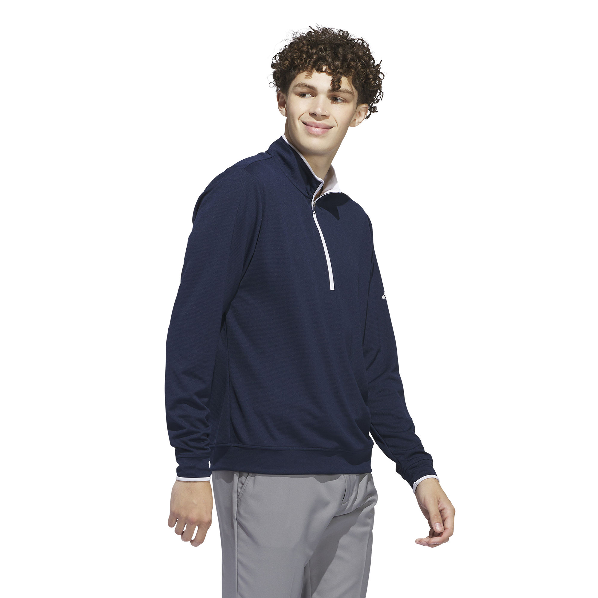 Adidas Mens Recycled Lightweight Quarter Zip Pullover - Image 11