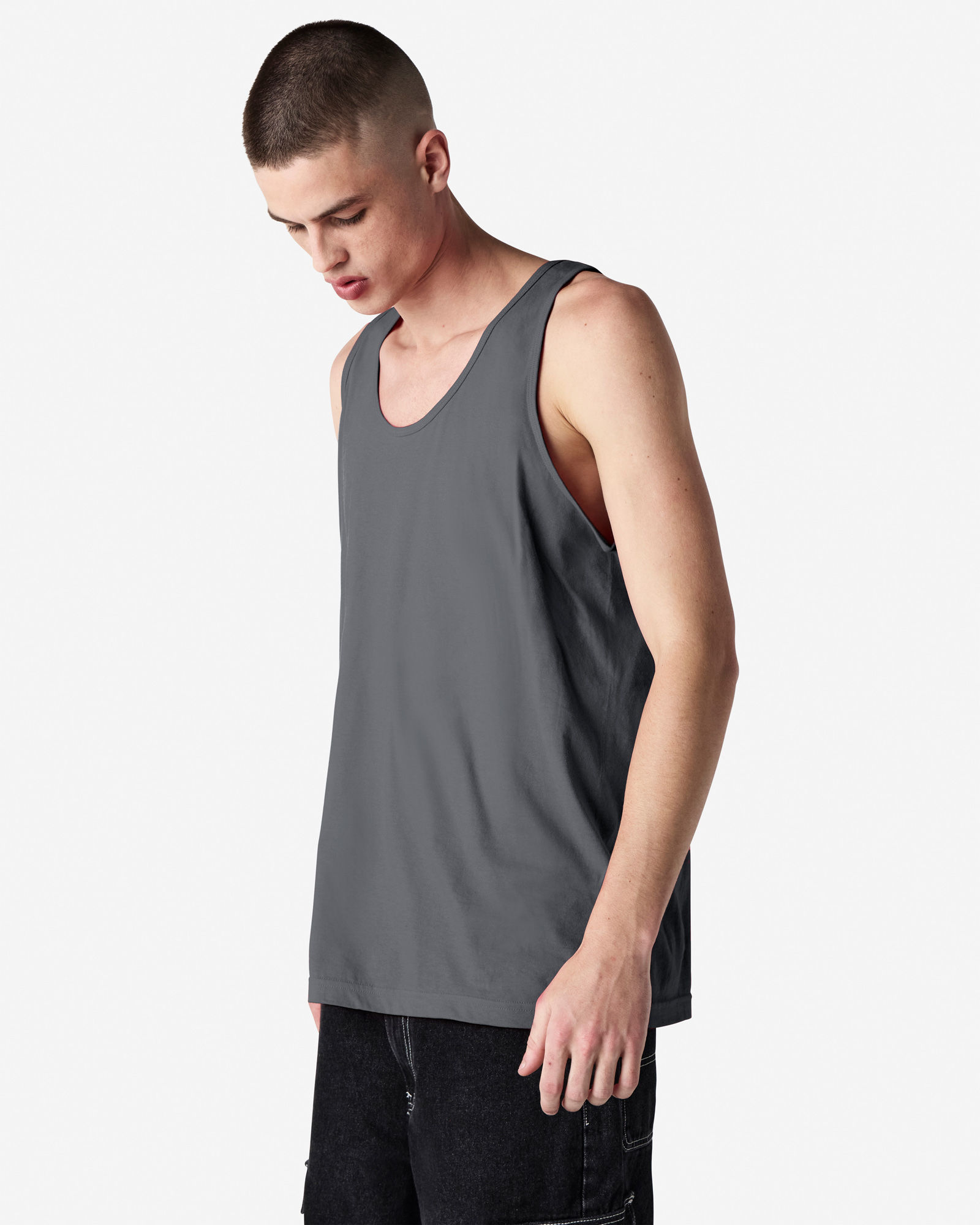 2408 American Apparel Unisex Fine Jersey Tank - Image 51
