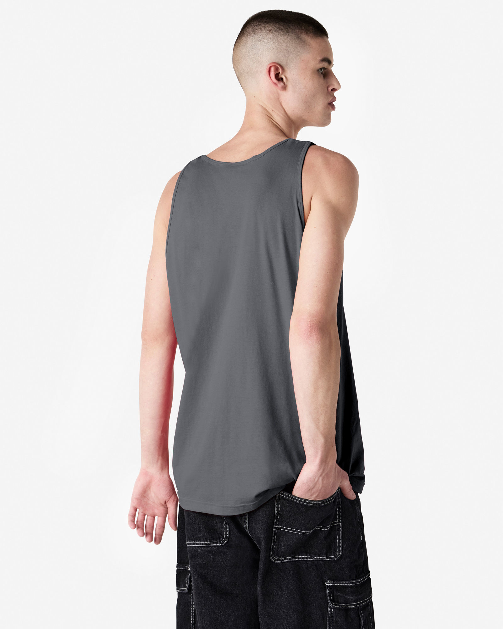 2408 American Apparel Unisex Fine Jersey Tank - Image 7