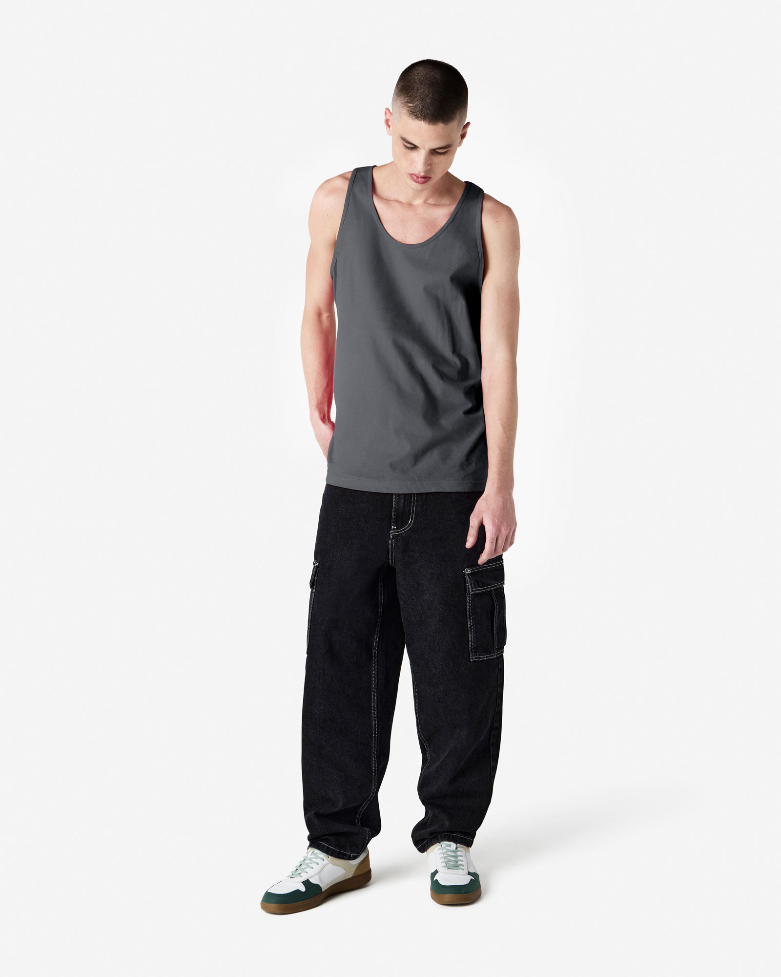 2408 American Apparel Unisex Fine Jersey Tank - Image 8