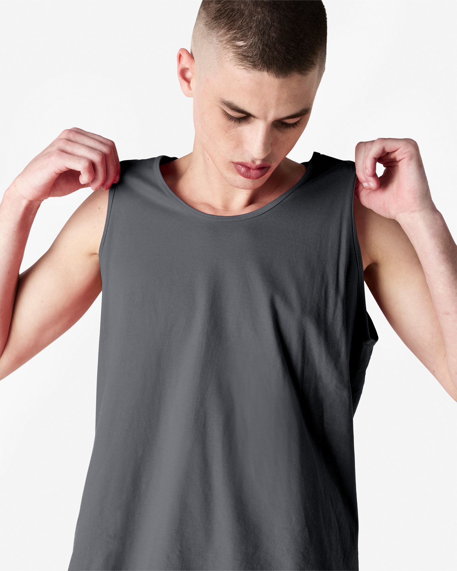 2408 American Apparel Unisex Fine Jersey Tank - Image 9