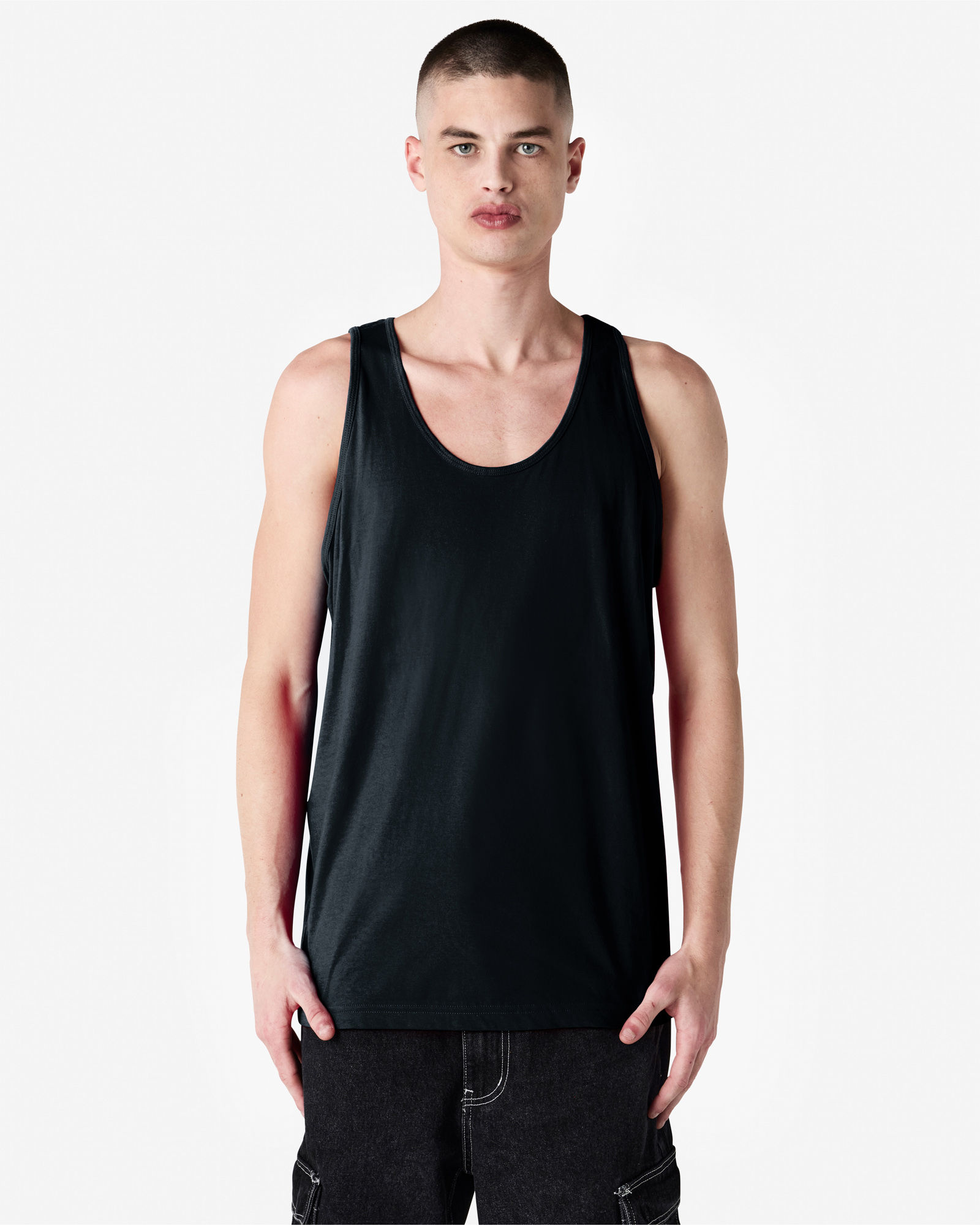 2408 American Apparel Unisex Fine Jersey Tank - Image 10