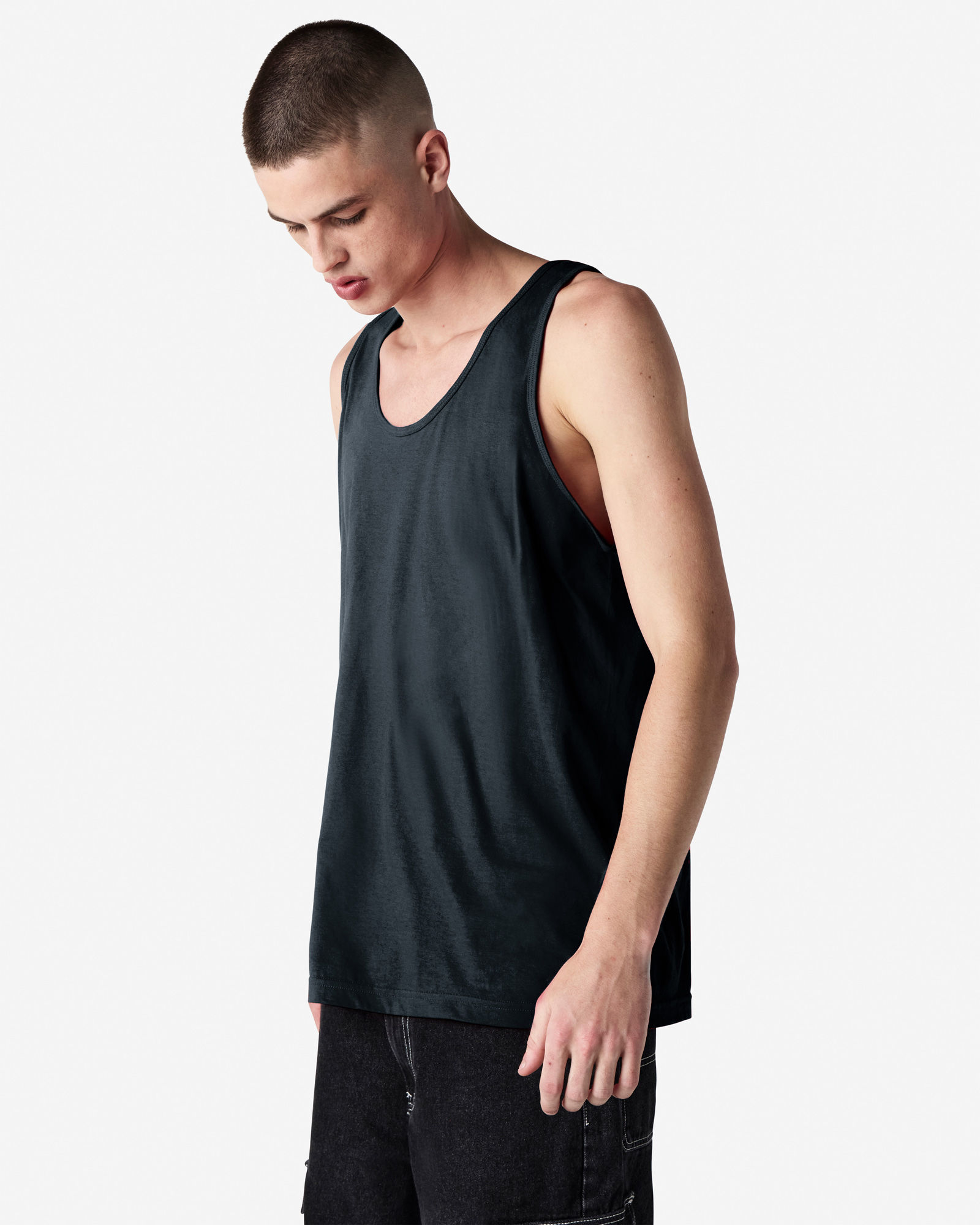 2408 American Apparel Unisex Fine Jersey Tank - Image 12