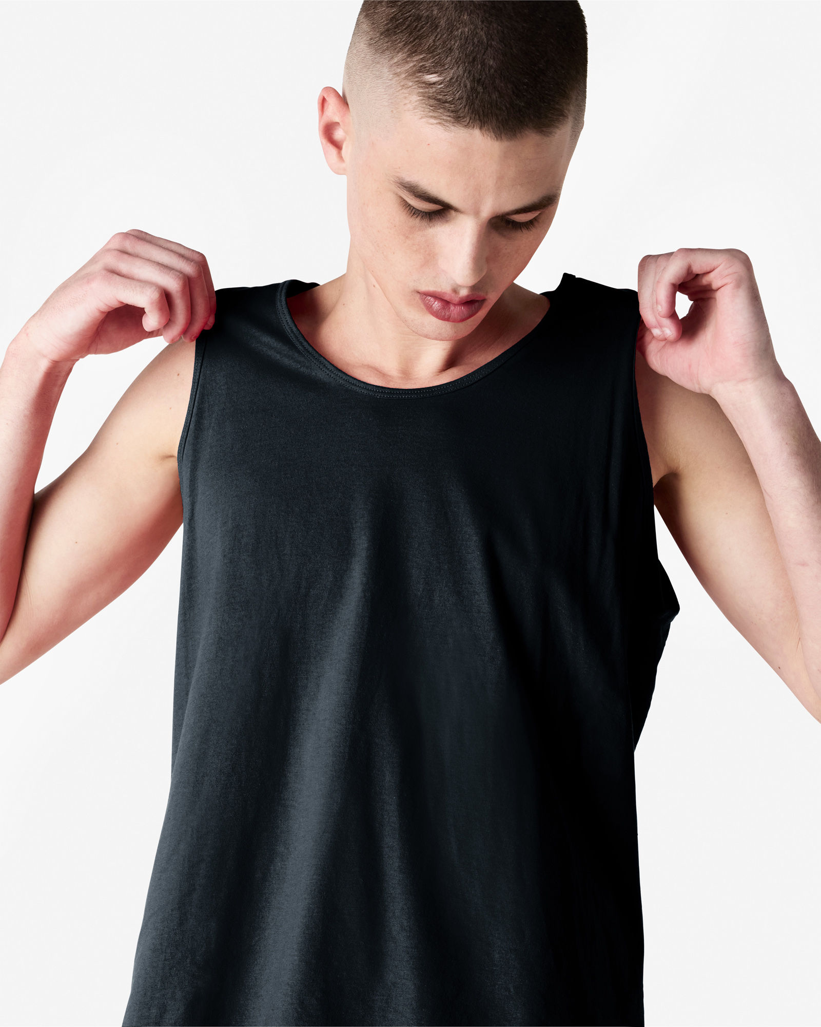 2408 American Apparel Unisex Fine Jersey Tank - Image 15