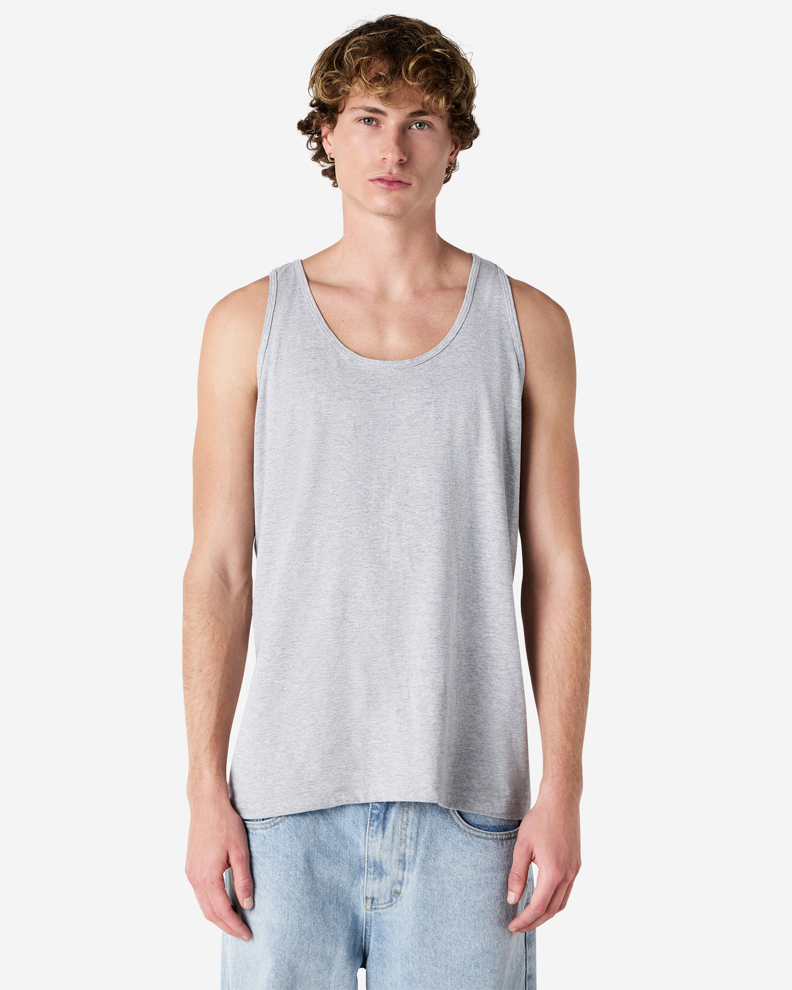 2408 American Apparel Unisex Fine Jersey Tank - Image 17