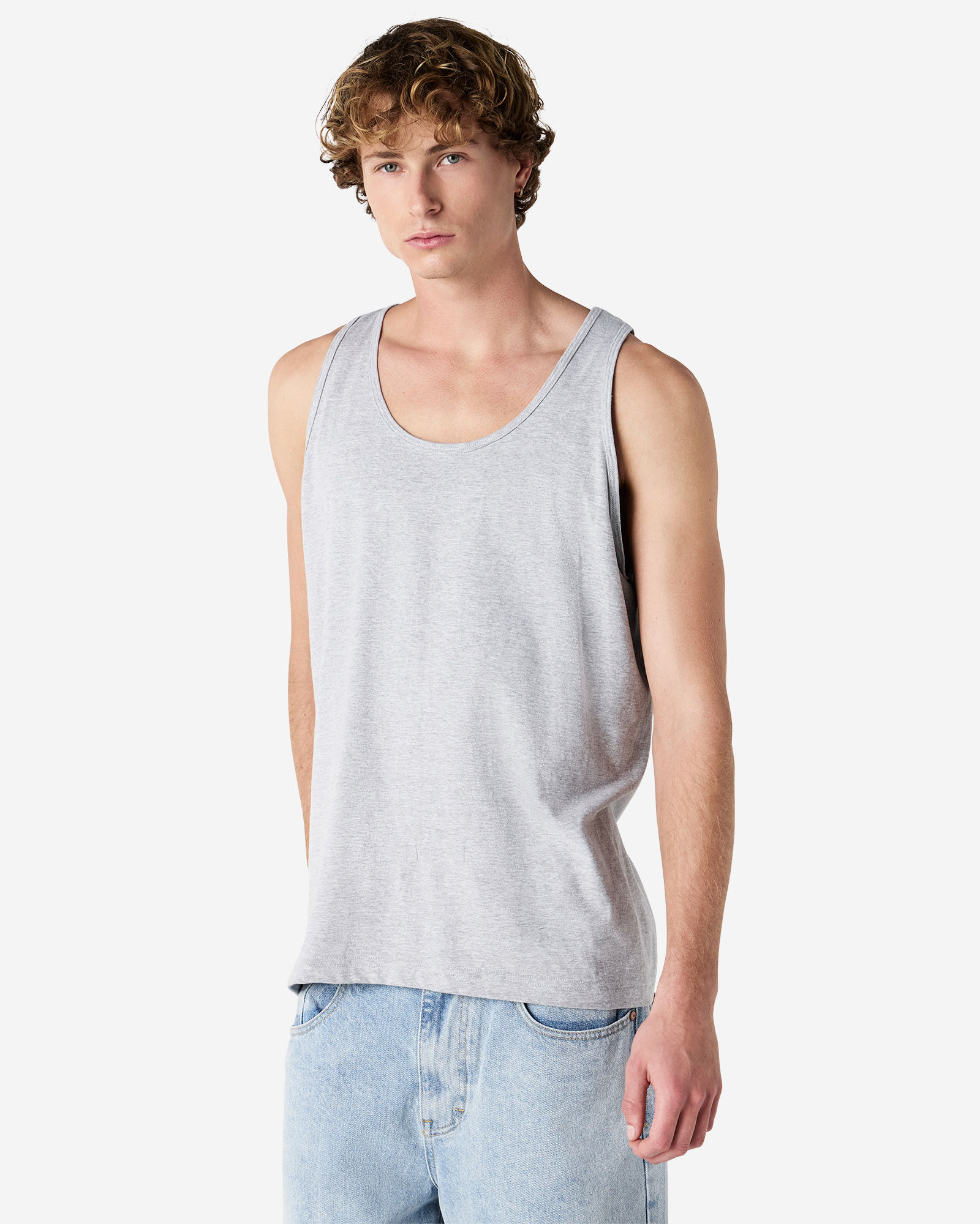 2408 American Apparel Unisex Fine Jersey Tank - Image 63