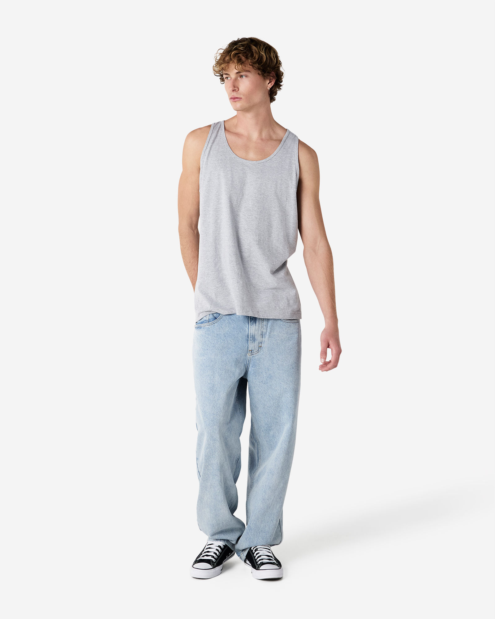 2408 American Apparel Unisex Fine Jersey Tank - Image 22