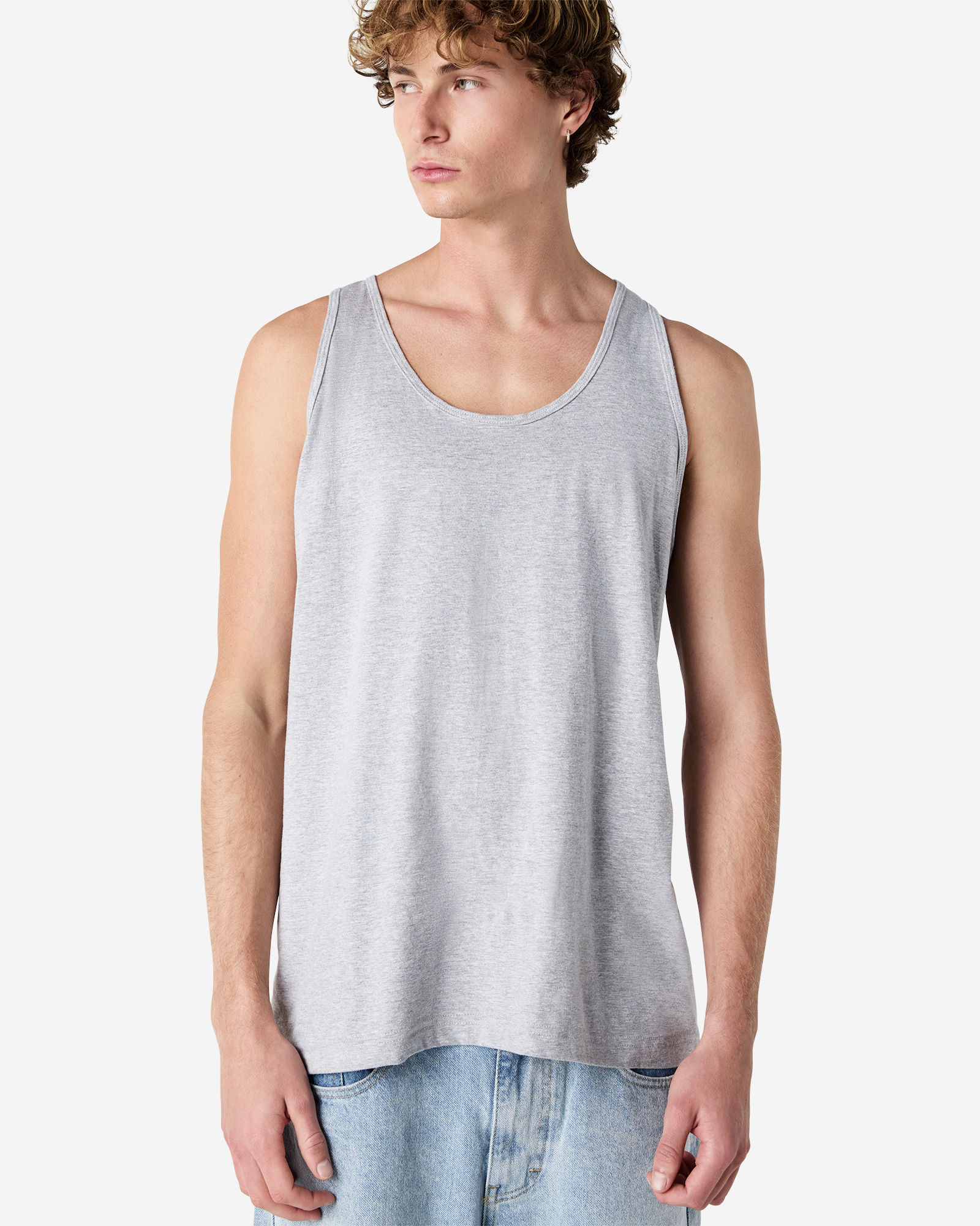 2408 American Apparel Unisex Fine Jersey Tank - Image 23
