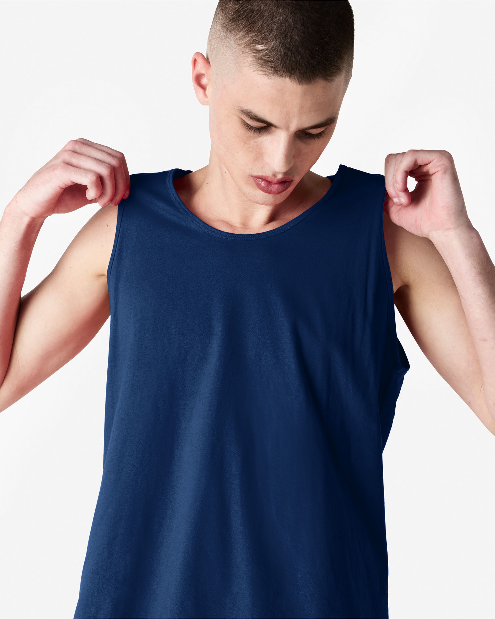 2408 American Apparel Unisex Fine Jersey Tank - Image 36