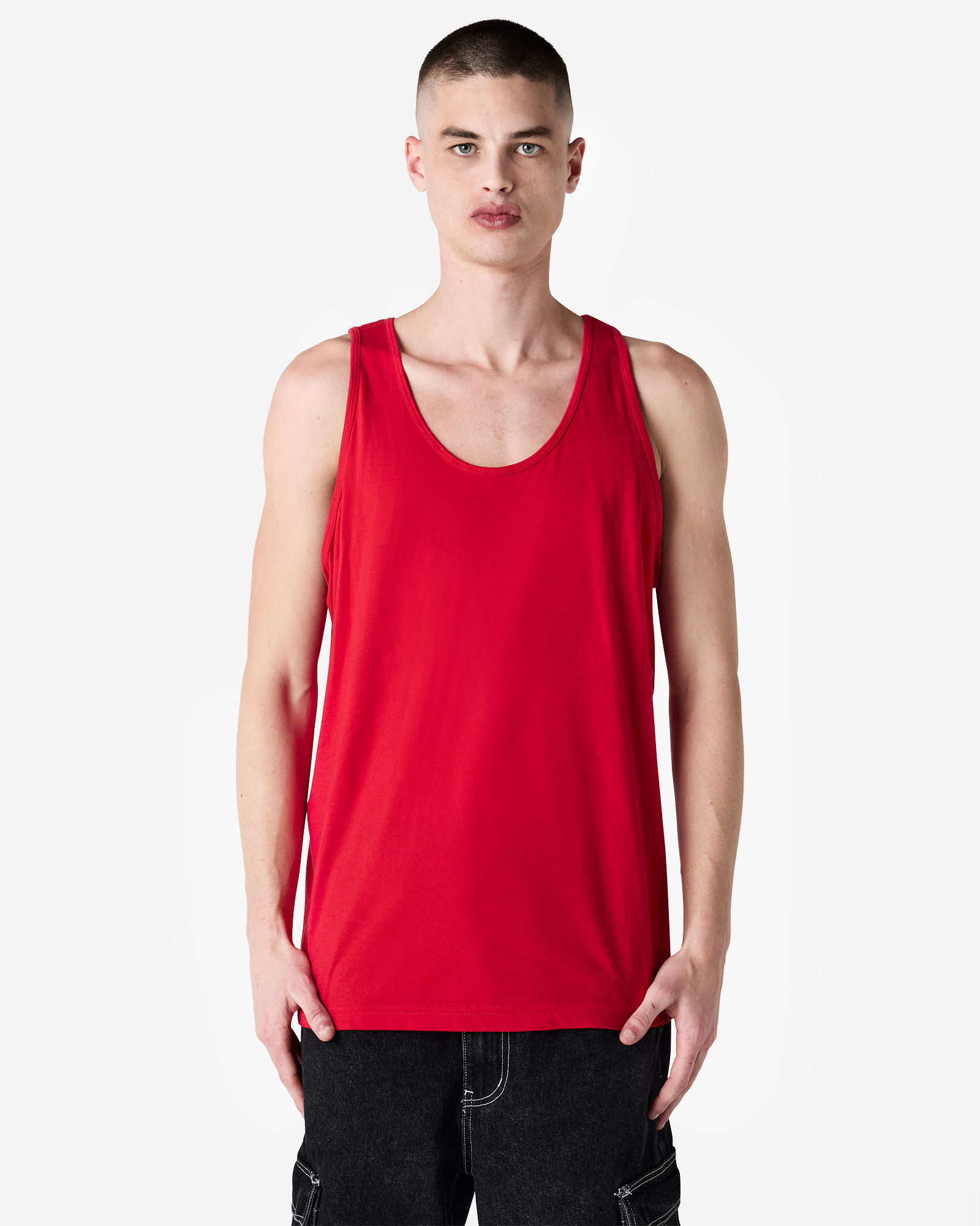 2408 American Apparel Unisex Fine Jersey Tank - Image 38