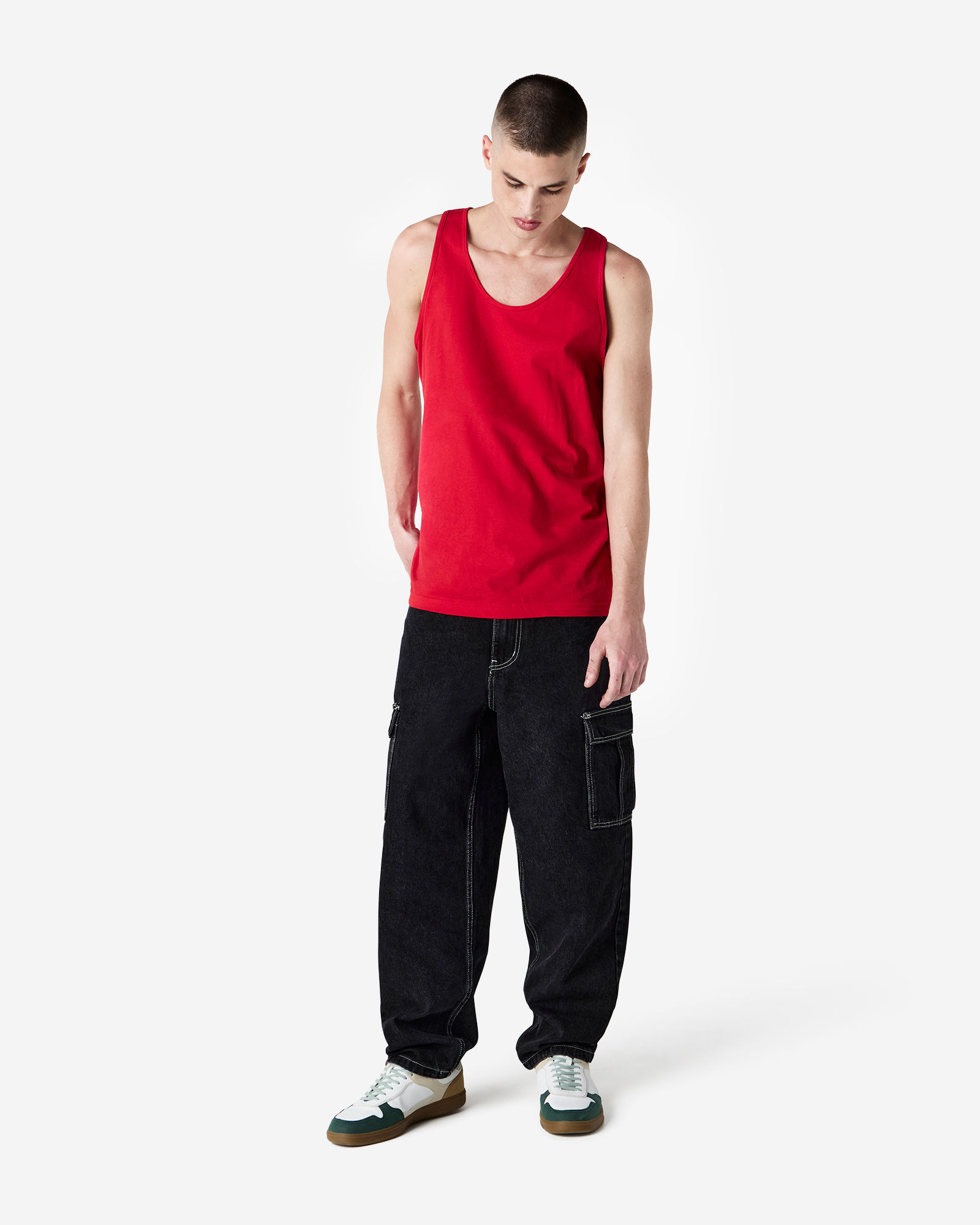 2408 American Apparel Unisex Fine Jersey Tank - Image 44