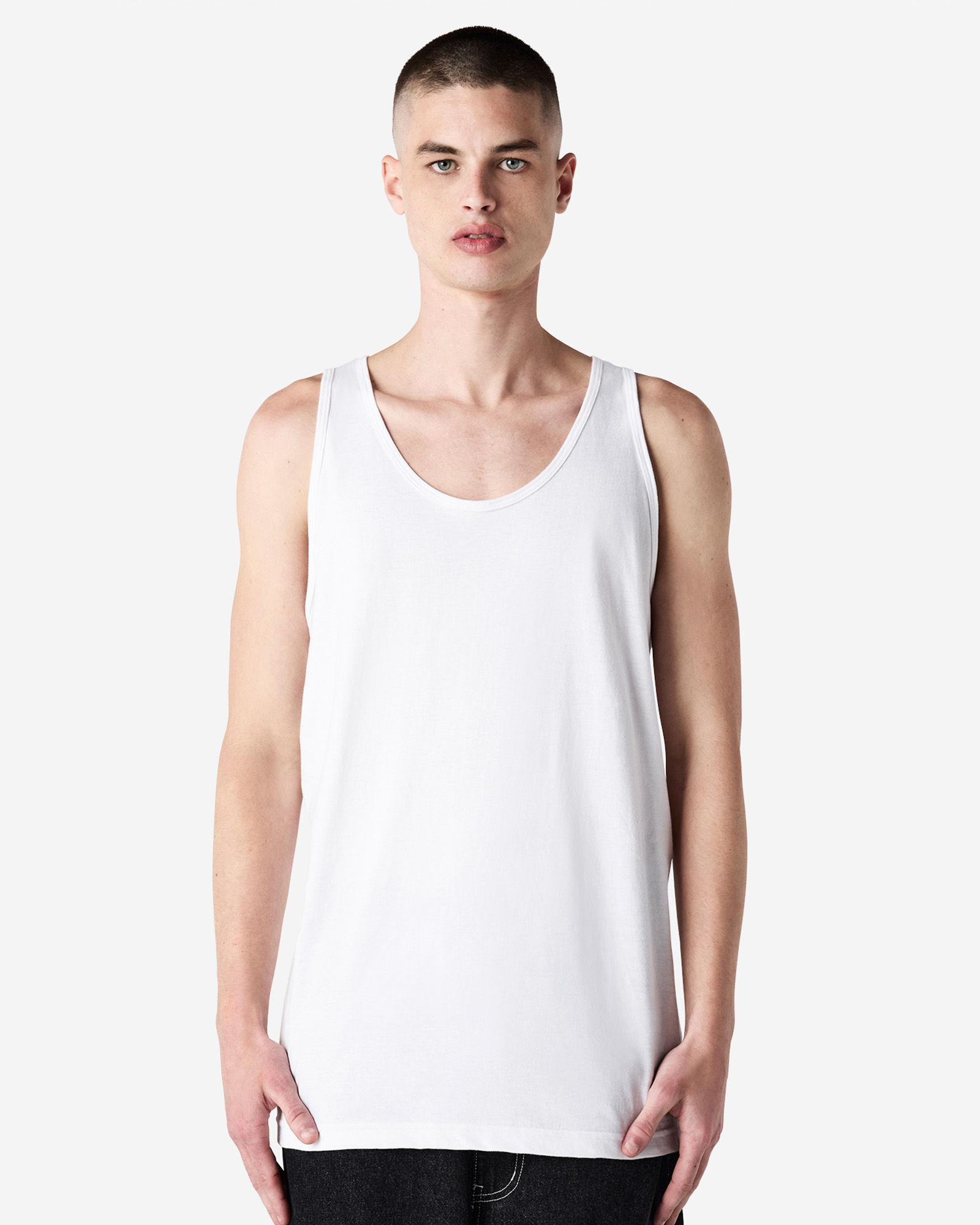 2408 American Apparel Unisex Fine Jersey Tank - Image 79