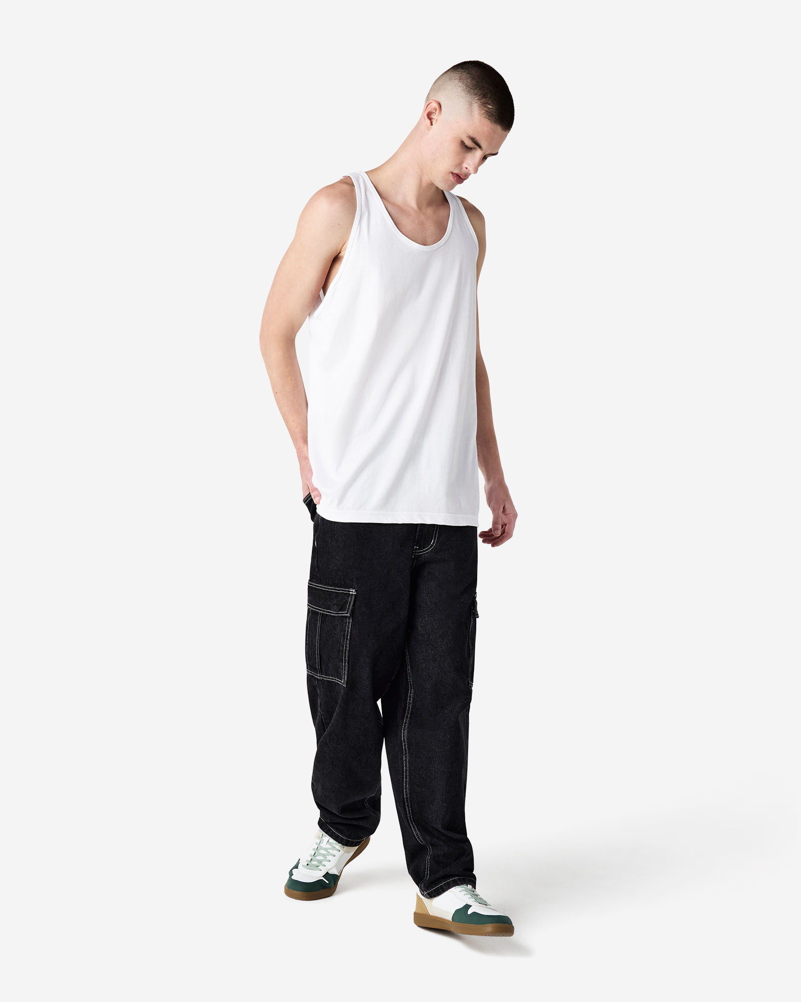 2408 American Apparel Unisex Fine Jersey Tank - Image 48