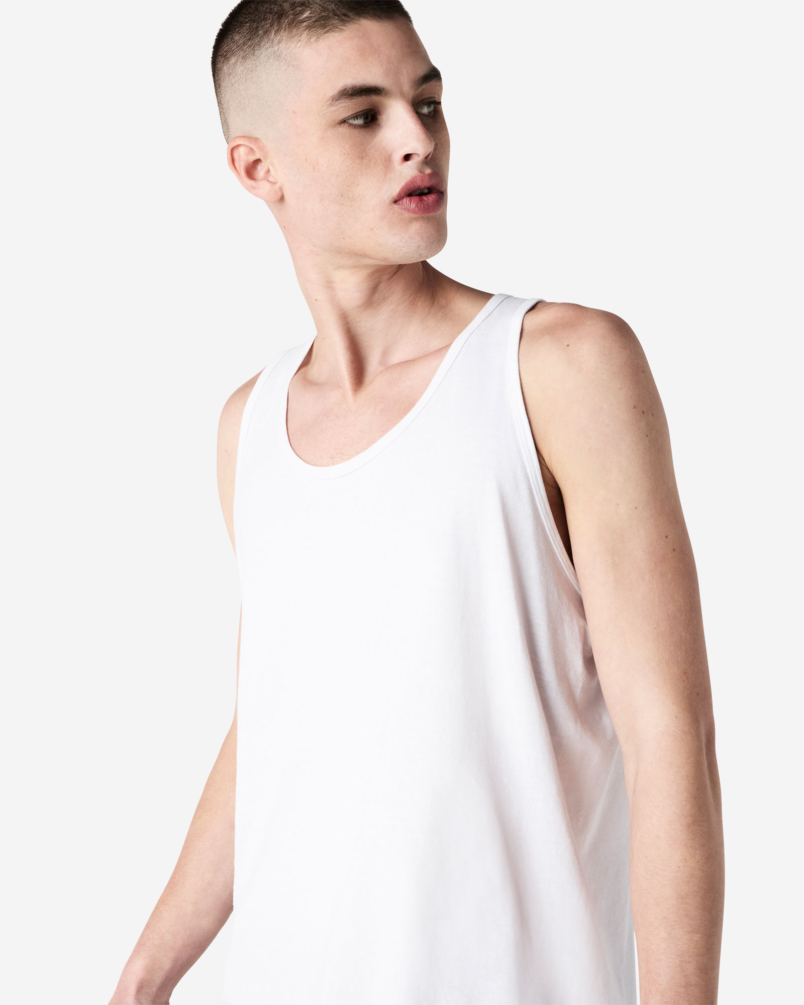 2408 American Apparel Unisex Fine Jersey Tank - Image 49