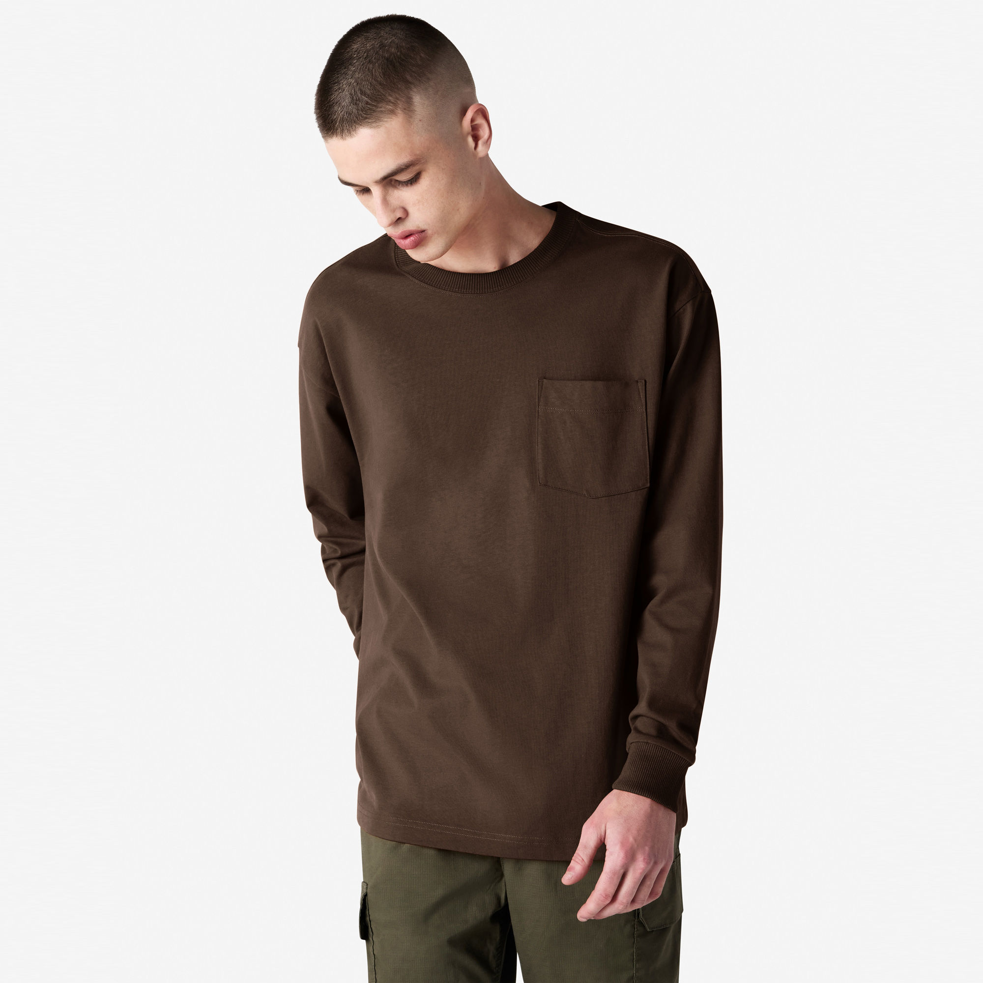 9410 American Apparel Super Heavyweight Long Sleeve T-Shirt With Pocket - Image 10