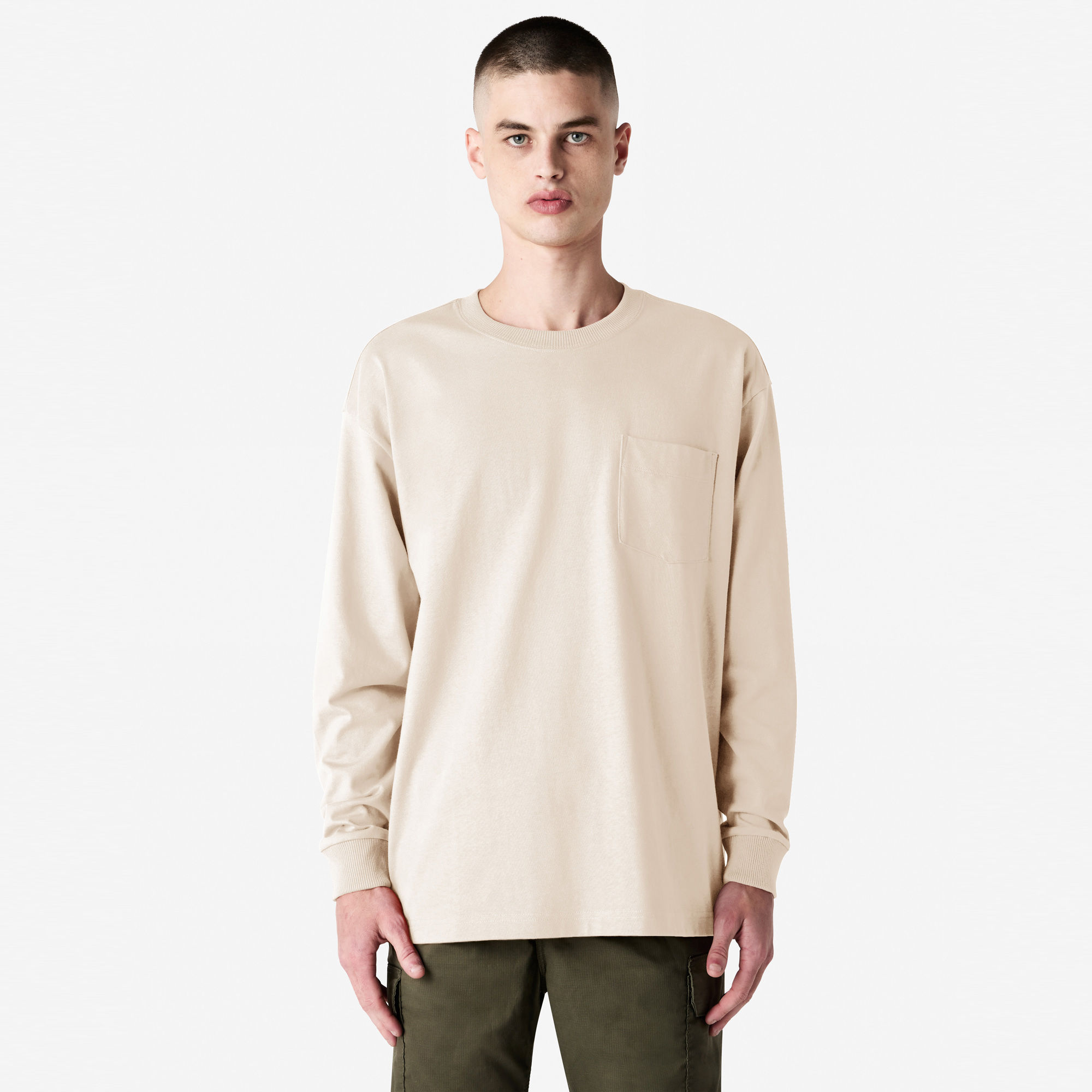 9410 American Apparel Super Heavyweight Long Sleeve T-Shirt With Pocket - Image 14