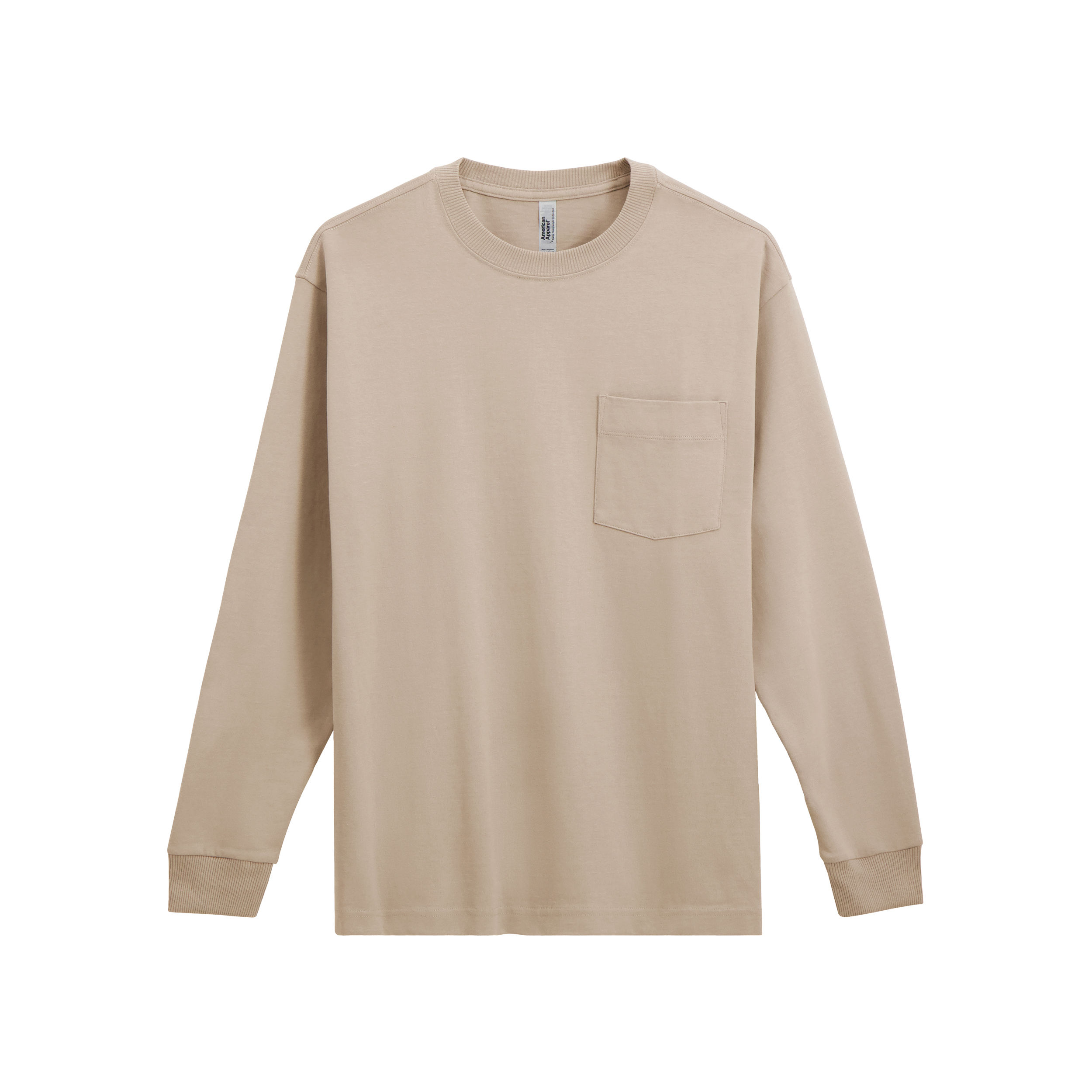9410 American Apparel Super Heavyweight Long Sleeve T-Shirt With Pocket - Image 15