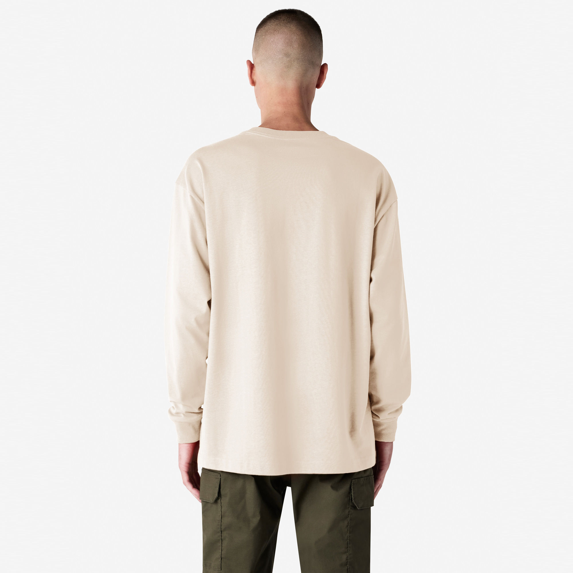 9410 American Apparel Super Heavyweight Long Sleeve T-Shirt With Pocket - Image 17