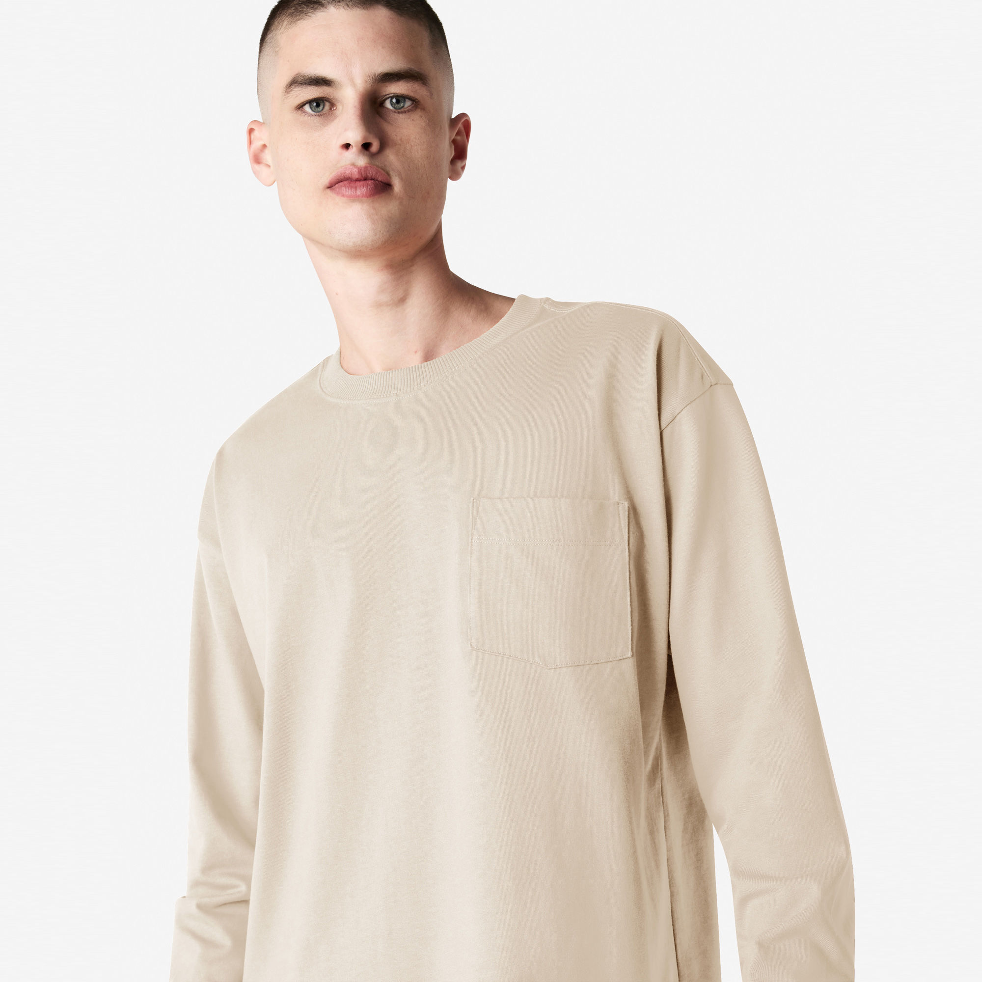9410 American Apparel Super Heavyweight Long Sleeve T-Shirt With Pocket - Image 19
