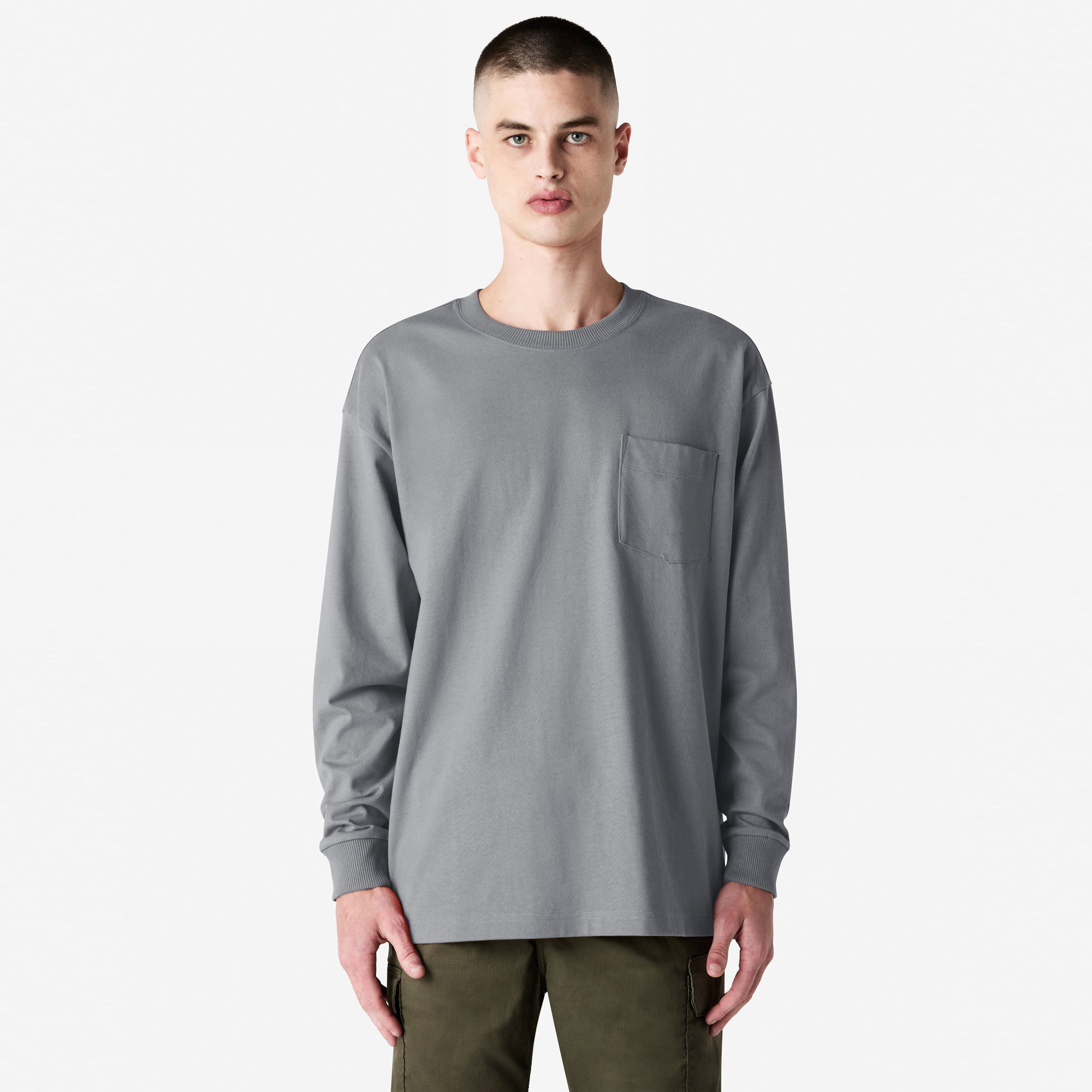 9410 American Apparel Super Heavyweight Long Sleeve T-Shirt With Pocket - Image 20