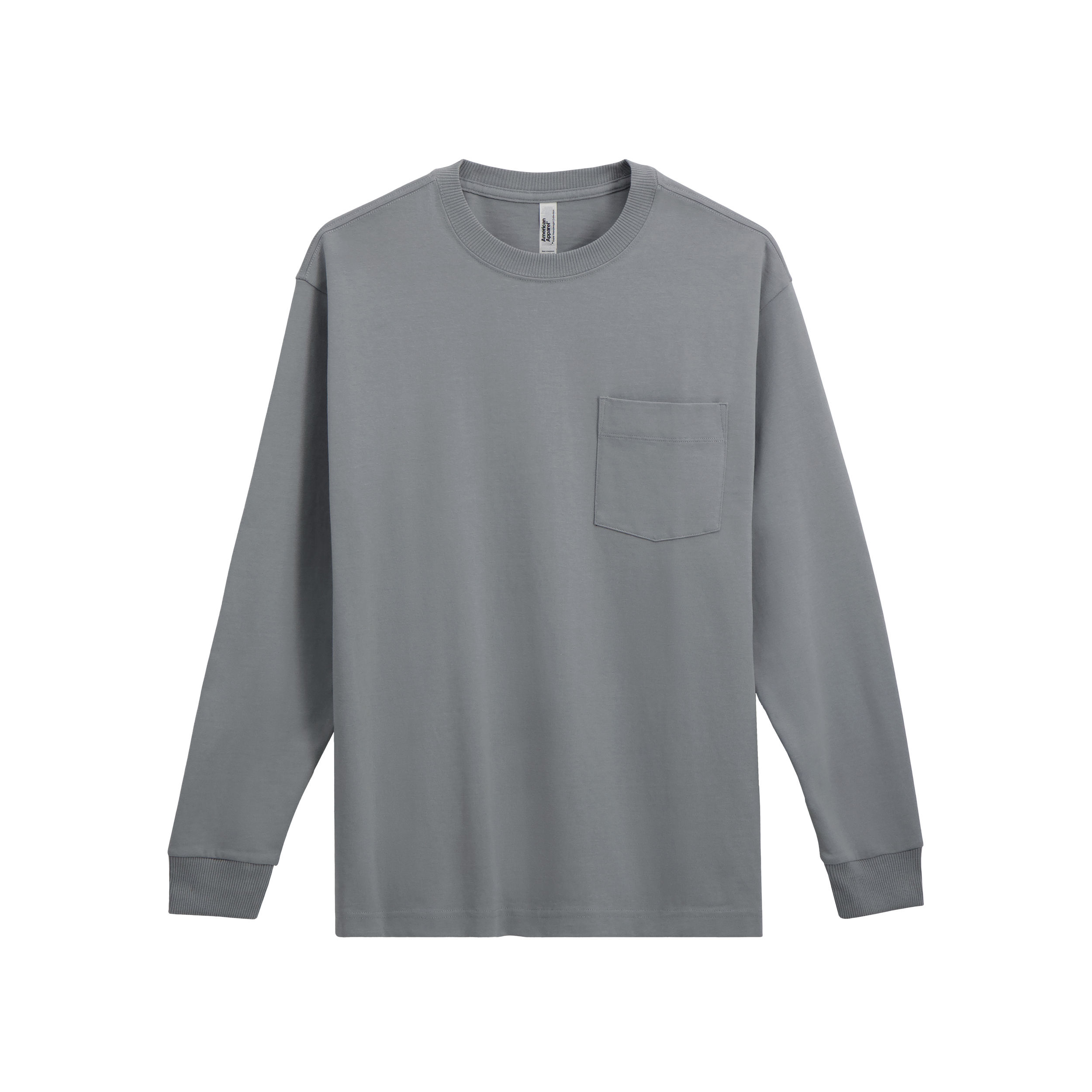 9410 American Apparel Super Heavyweight Long Sleeve T-Shirt With Pocket - Image 21