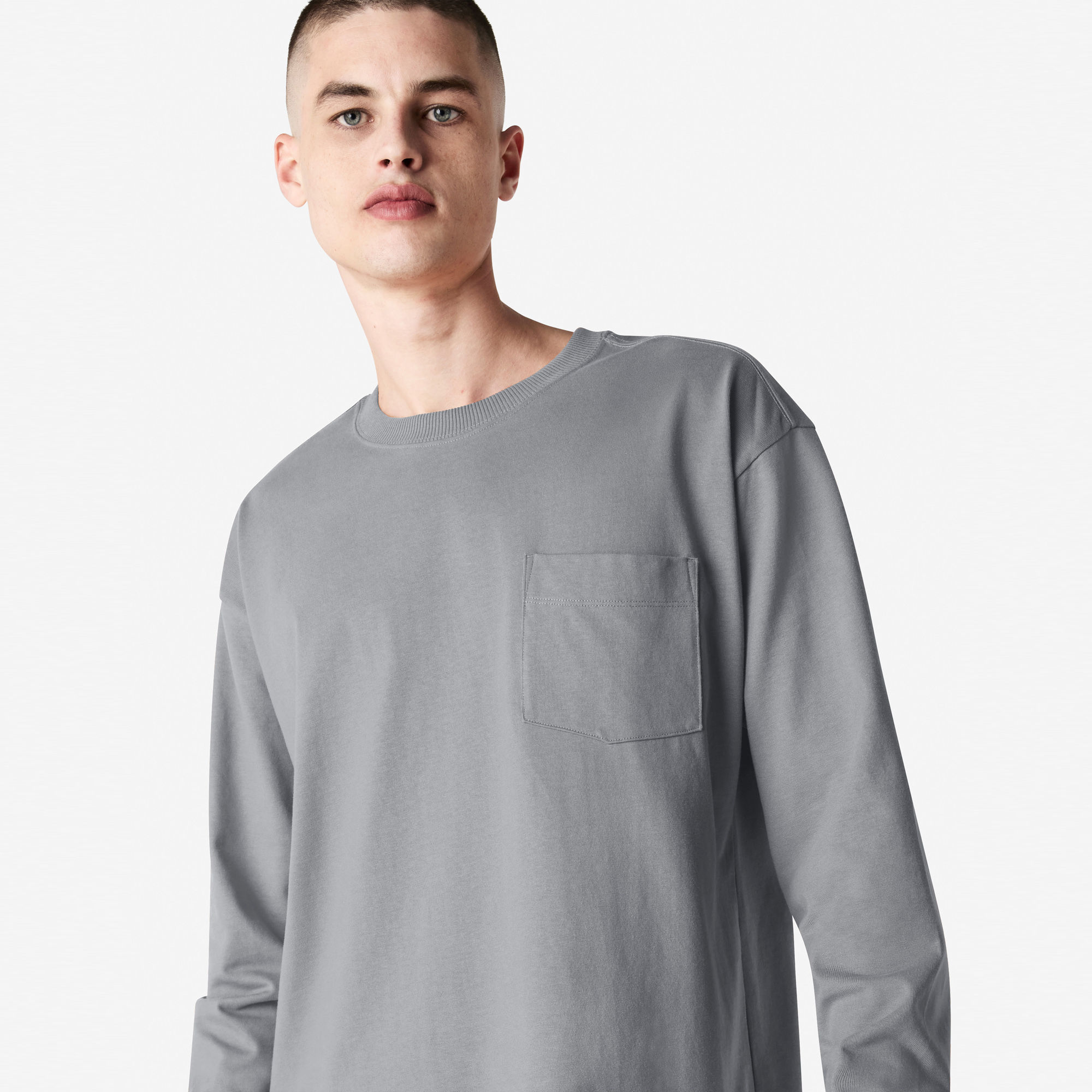 9410 American Apparel Super Heavyweight Long Sleeve T-Shirt With Pocket - Image 25