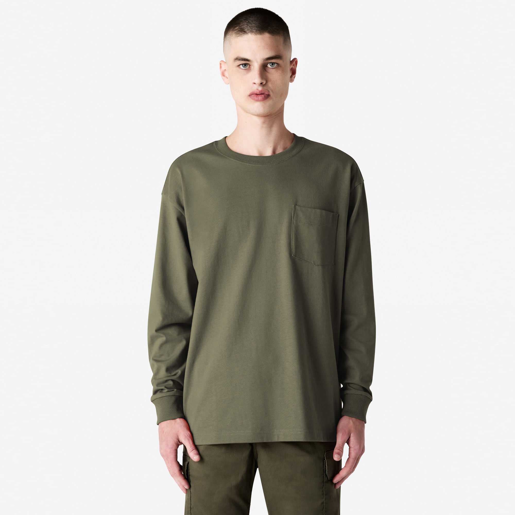 9410 American Apparel Super Heavyweight Long Sleeve T-Shirt With Pocket - Image 26
