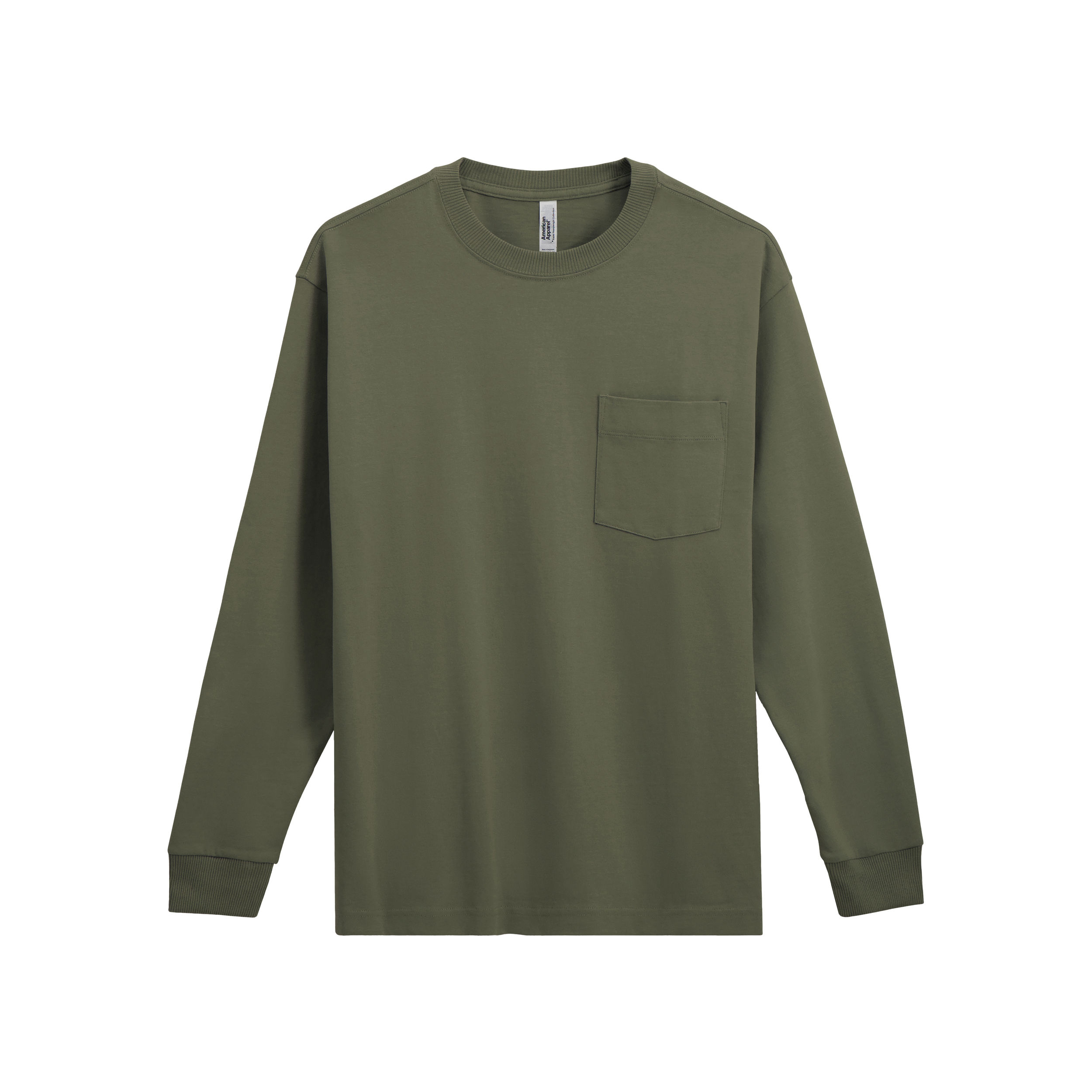 9410 American Apparel Super Heavyweight Long Sleeve T-Shirt With Pocket - Image 27