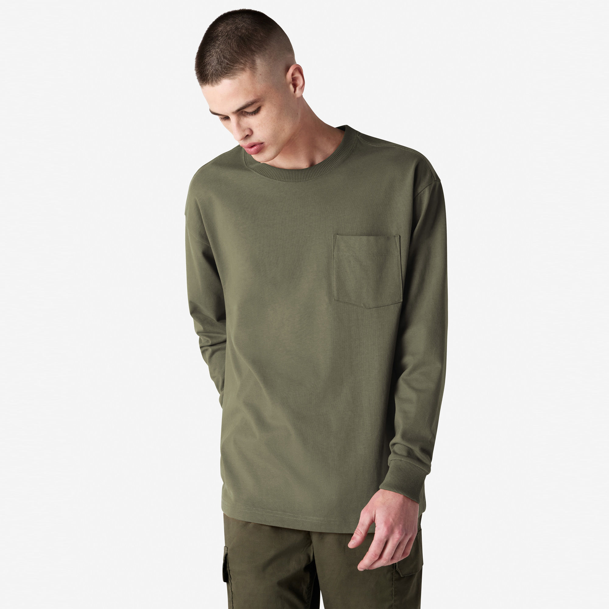 9410 American Apparel Super Heavyweight Long Sleeve T-Shirt With Pocket - Image 28