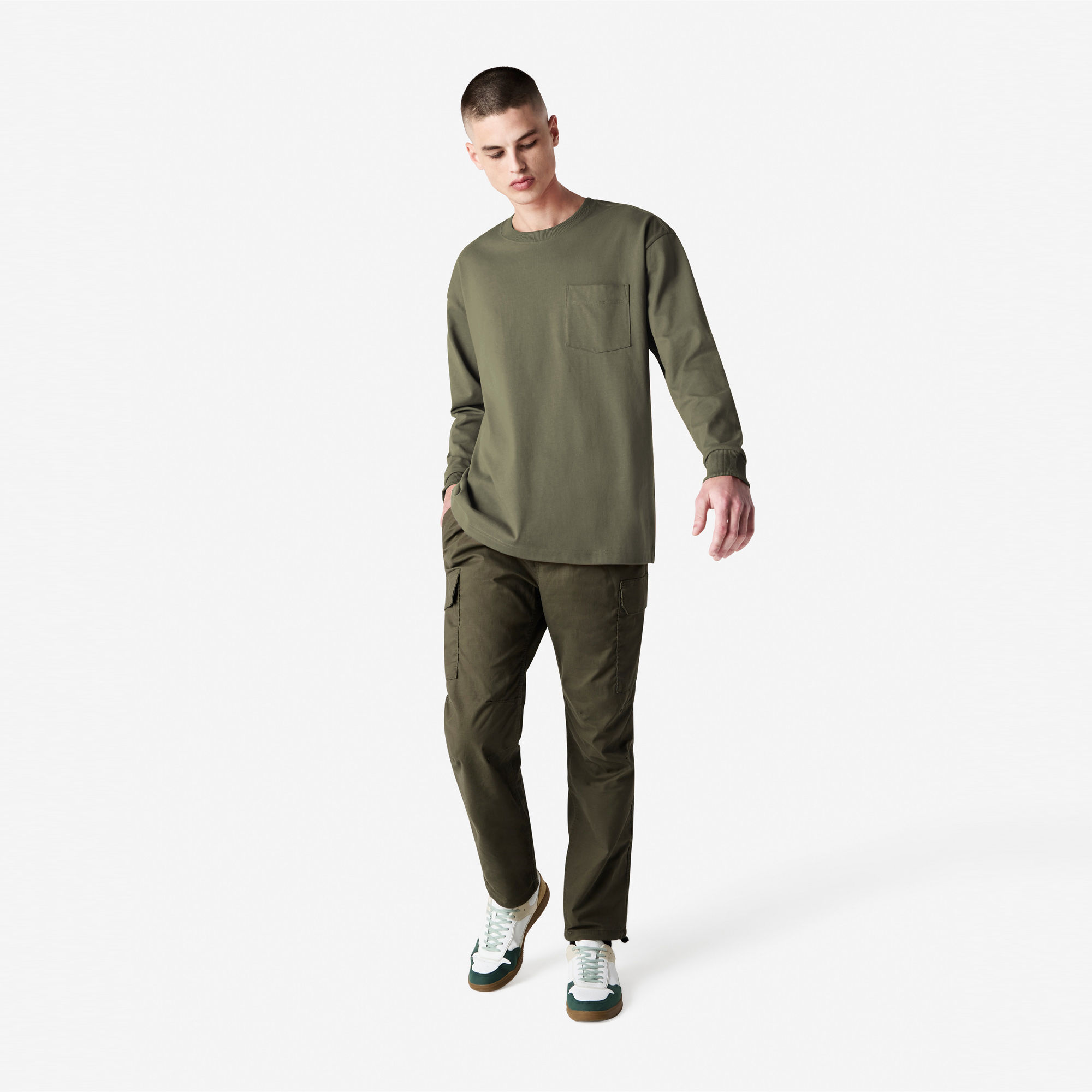 9410 American Apparel Super Heavyweight Long Sleeve T-Shirt With Pocket - Image 30