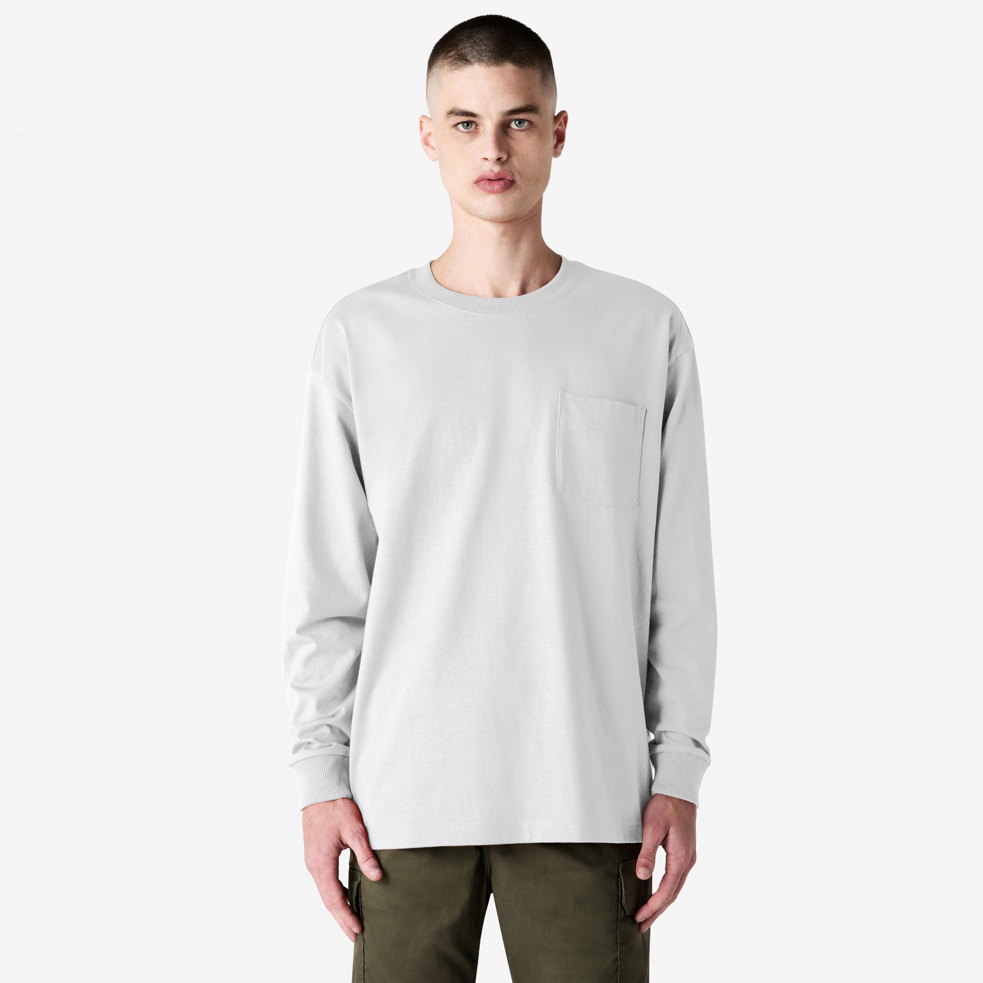 9410 American Apparel Super Heavyweight Long Sleeve T-Shirt With Pocket - Image 37