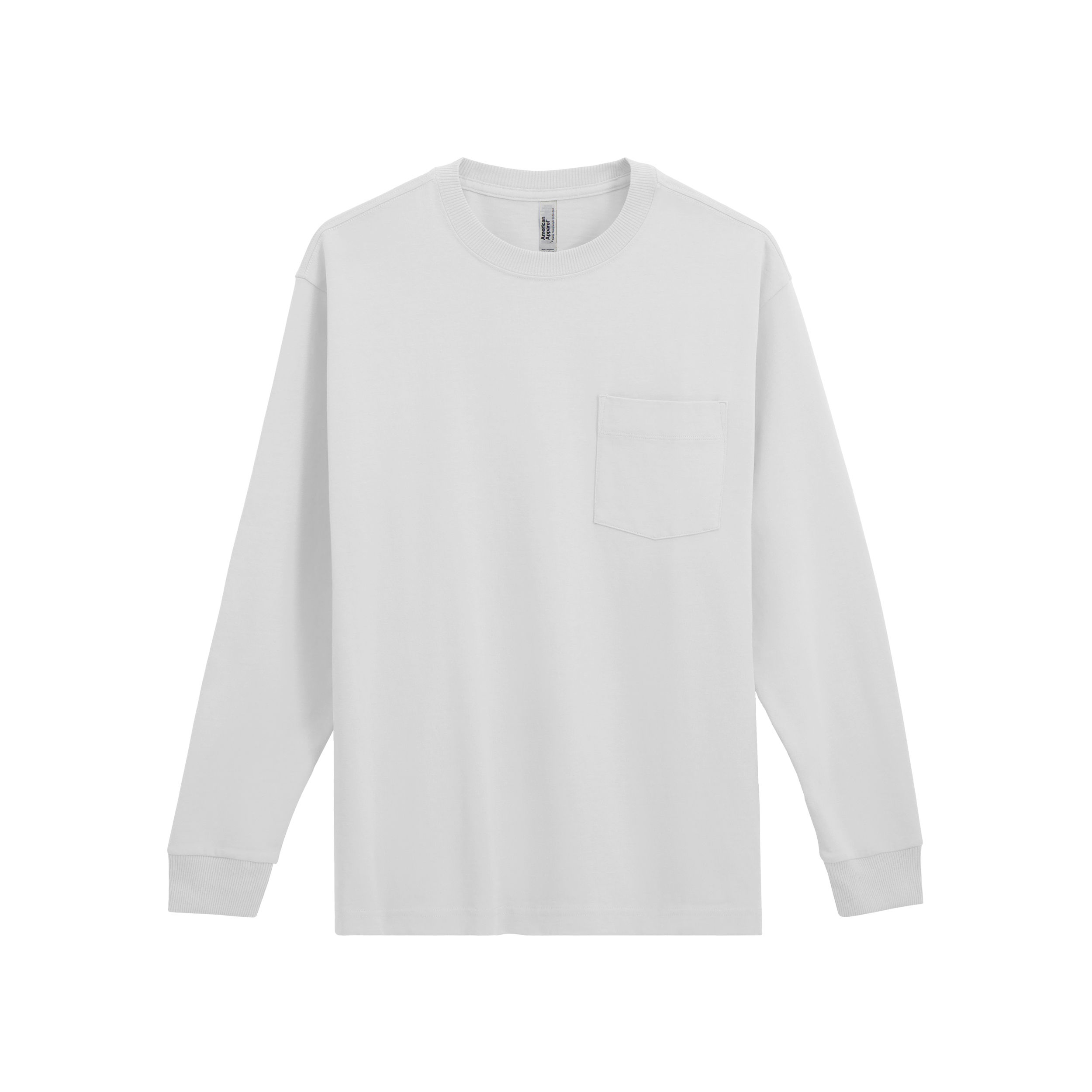9410 American Apparel Super Heavyweight Long Sleeve T-Shirt With Pocket - Image 38