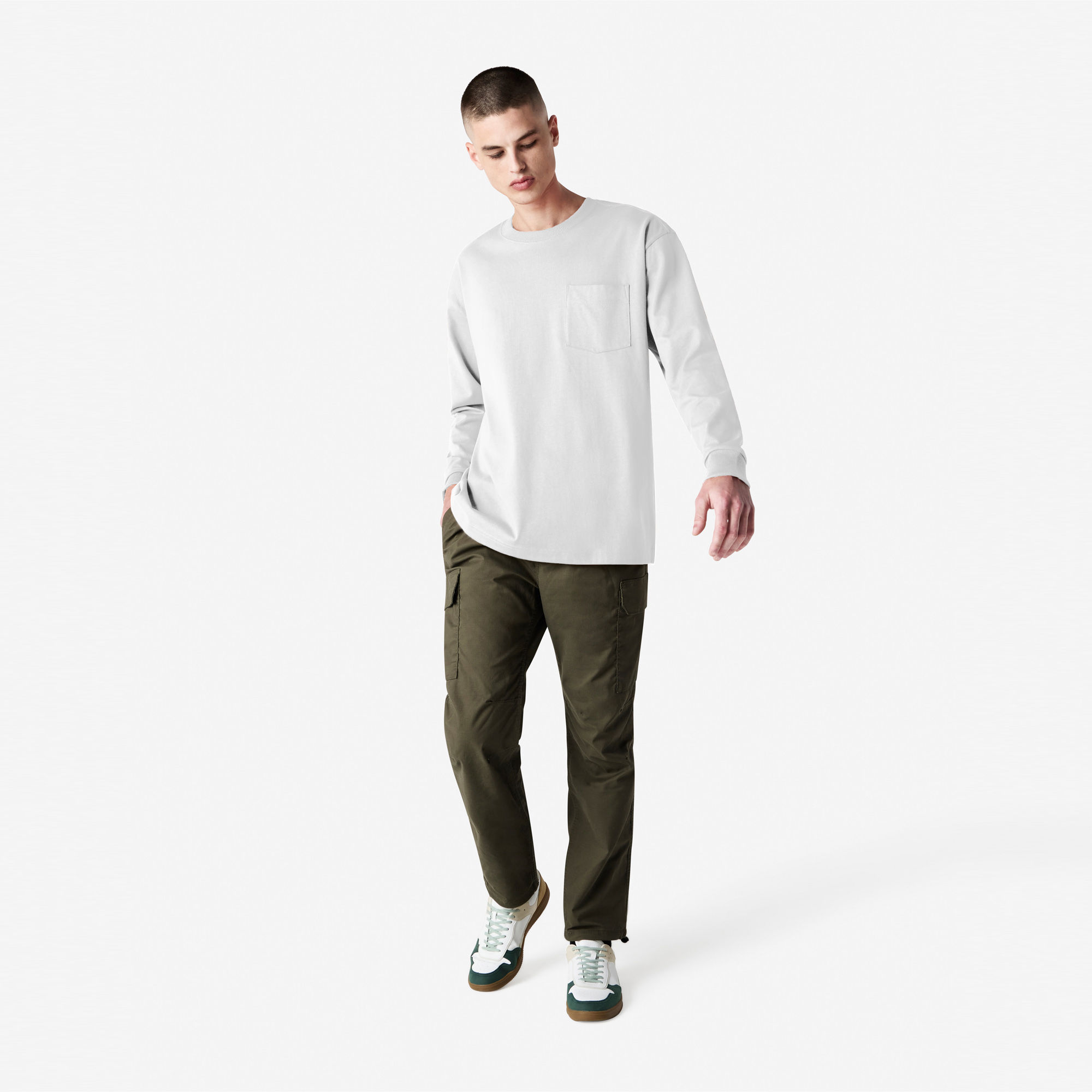 9410 American Apparel Super Heavyweight Long Sleeve T-Shirt With Pocket - Image 41