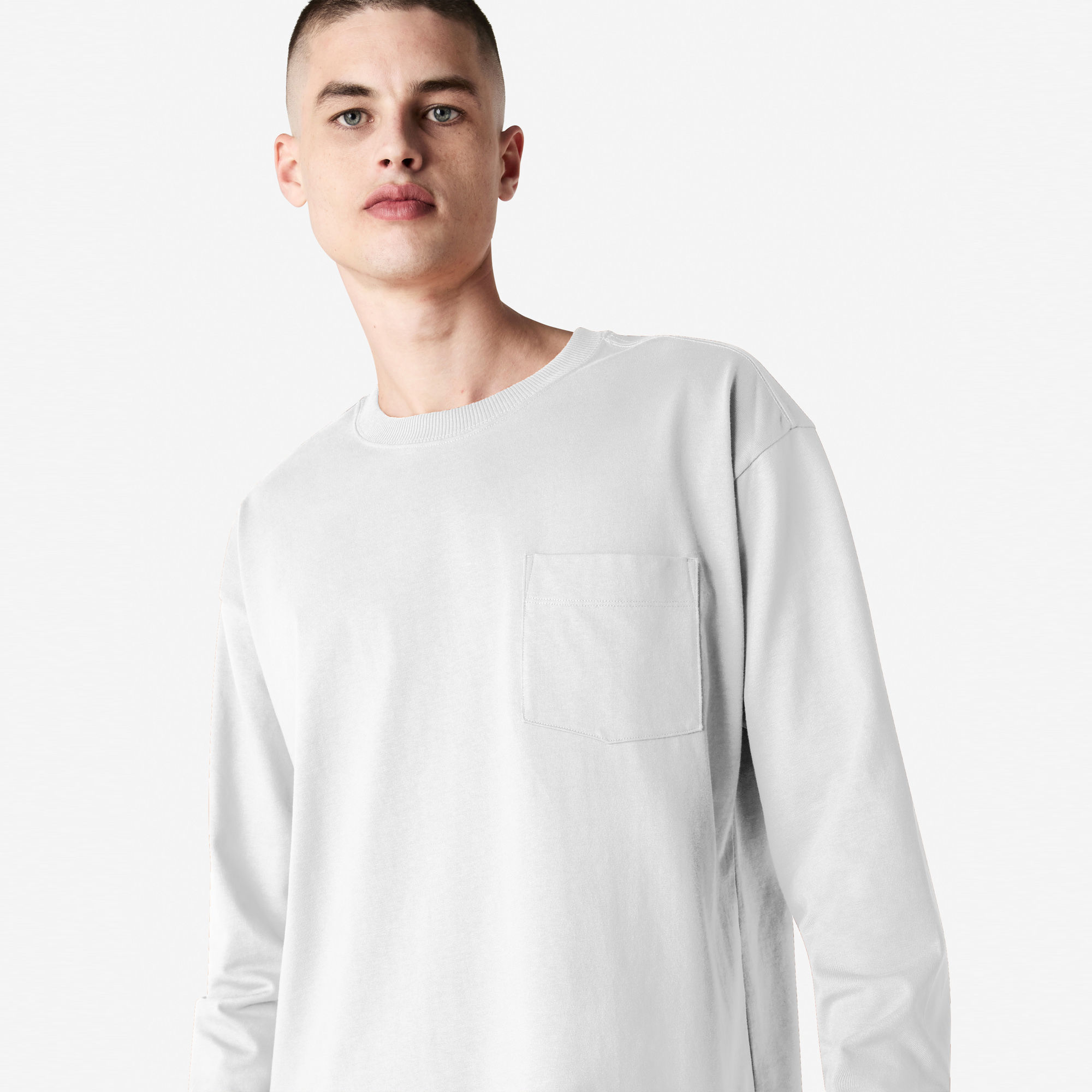 9410 American Apparel Super Heavyweight Long Sleeve T-Shirt With Pocket - Image 42