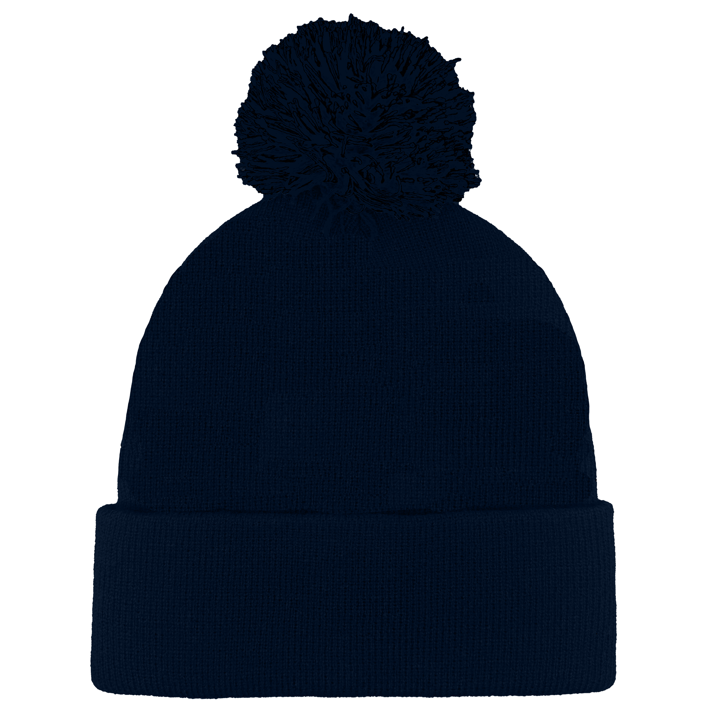 B1900 Headwear24 Cuffed Knitted Pom Pom Beanie - Image 6