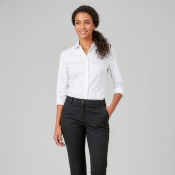 Womens Comfort Waist Straight Leg Pant