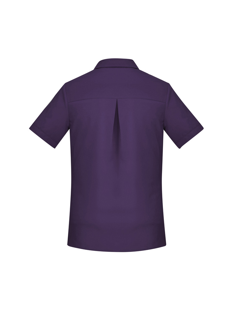 Womens Florence Plain Short Sleeve Shirt - Image 34